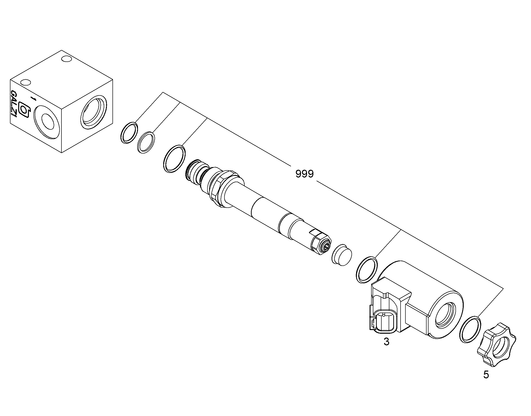 КАТУШКА ВОЗБУЖДЕНИЯ 11696100 LIEBHERR