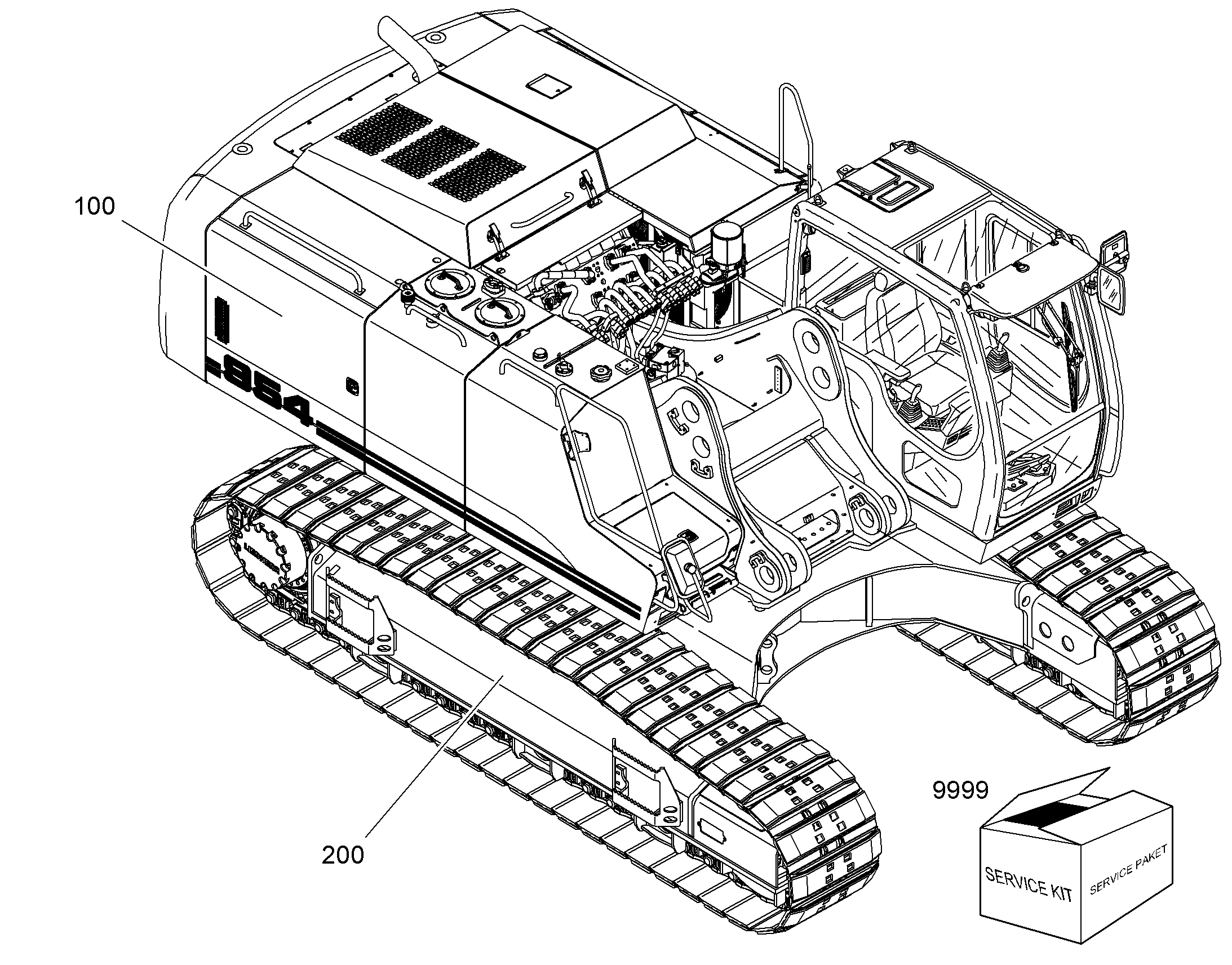 ШАССИ, КОМПЛЕКТ 10838874 LIEBHERR