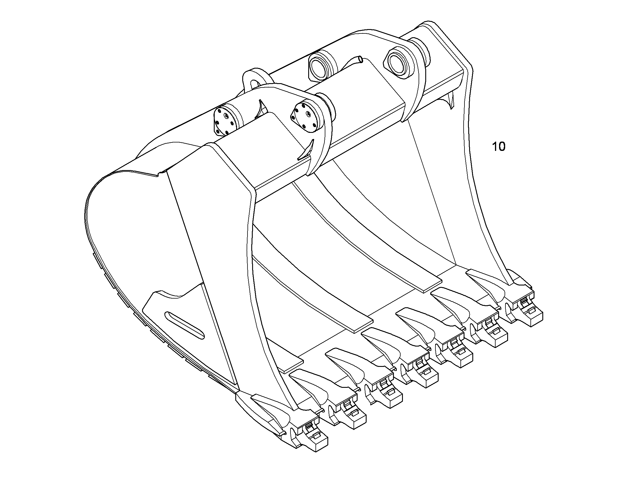 ЛОПАТА ОБРАТНАЯ 1800MM 2,60M3 10358475 LIEBHERR