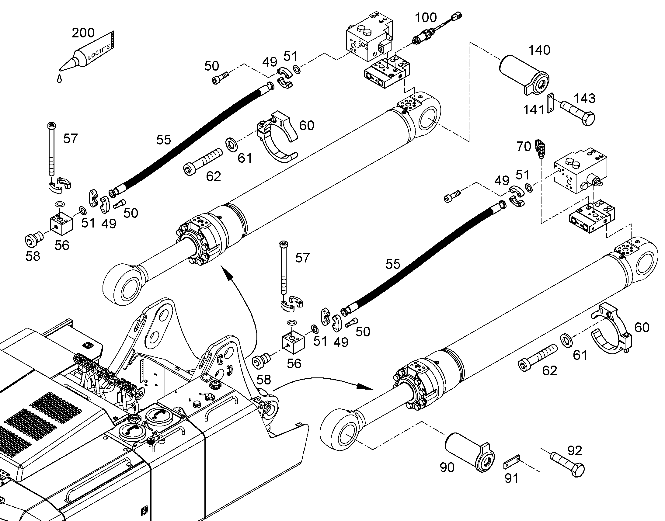 СКОБА 10827844 LIEBHERR