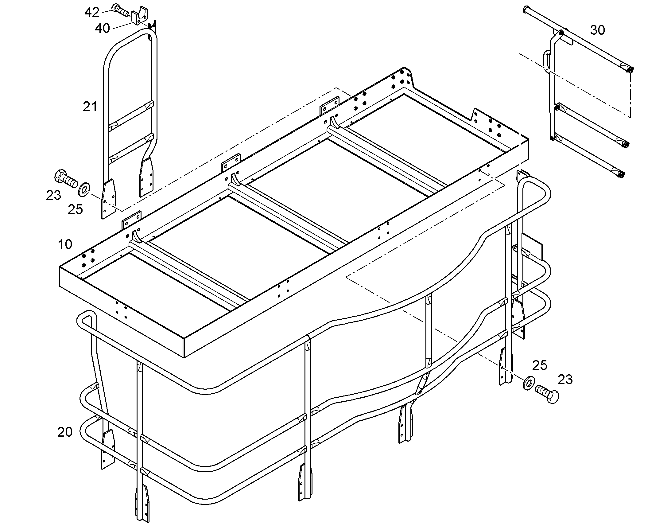 ПЛАТФОРМА 9628766 LIEBHERR
