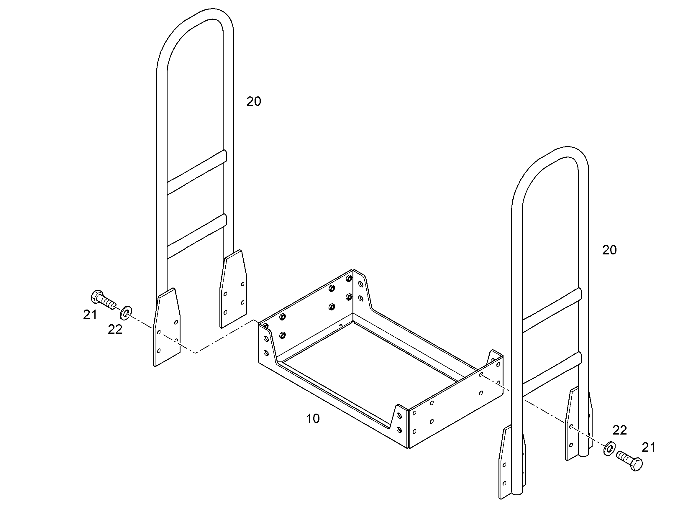 ПЛАТФОРМА 9629372 LIEBHERR