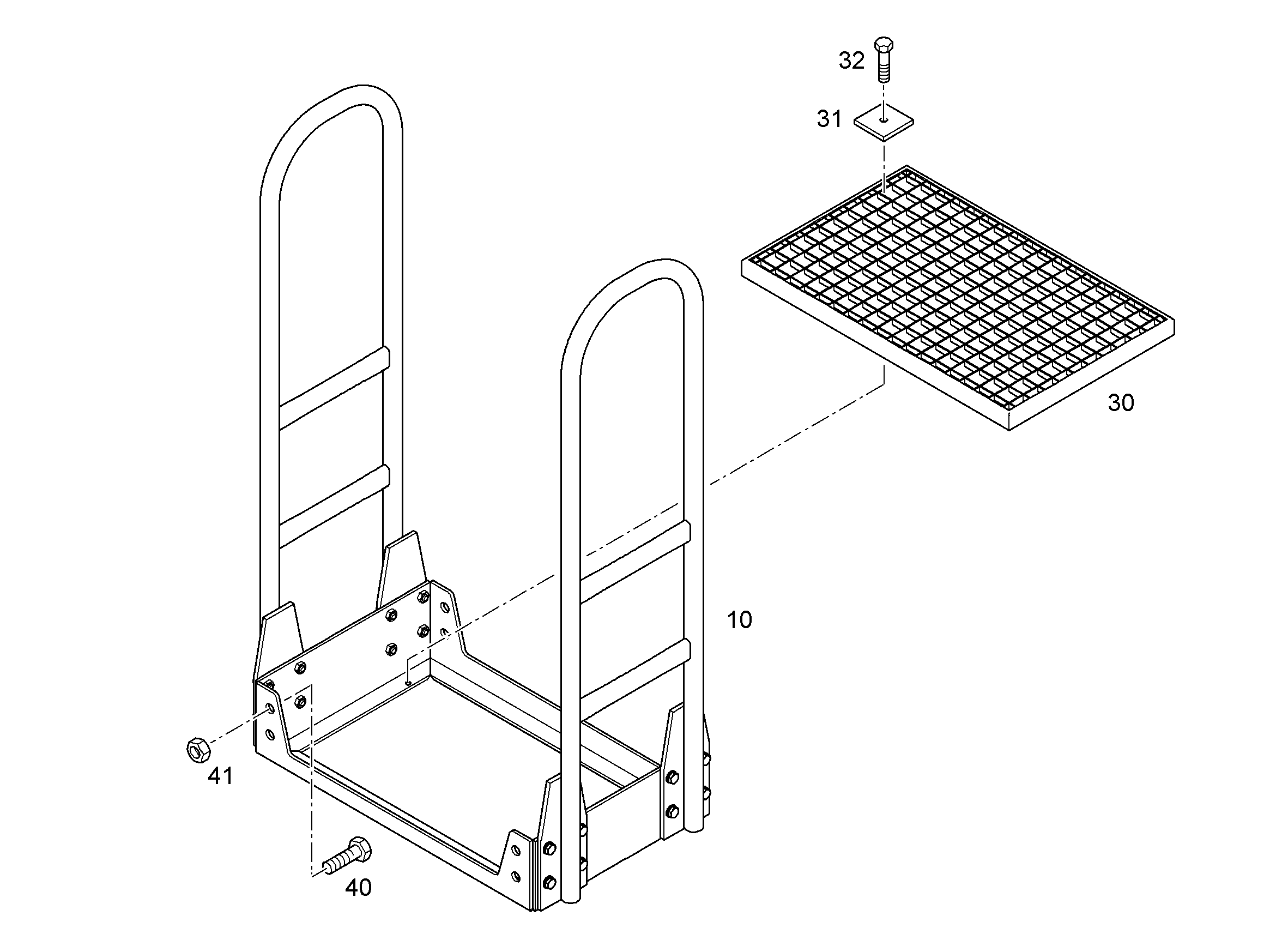 ПЛАТФОРМА 9630611 LIEBHERR