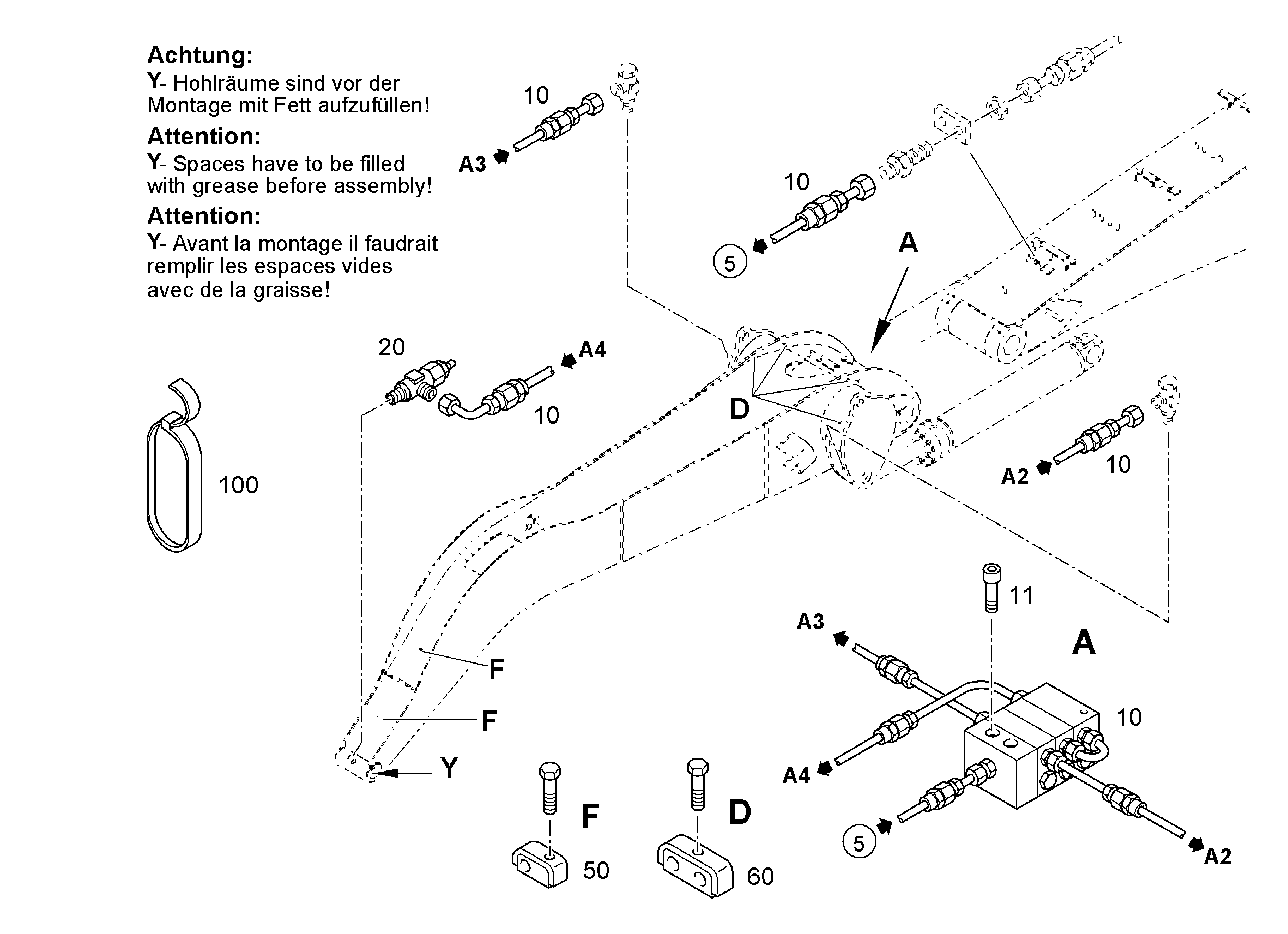 СОЕДИНЕНИЕ УГЛОВОЕ ПОВОР.РЕЗЬБ WH 6L M10X1 10220949 LIEBHERR