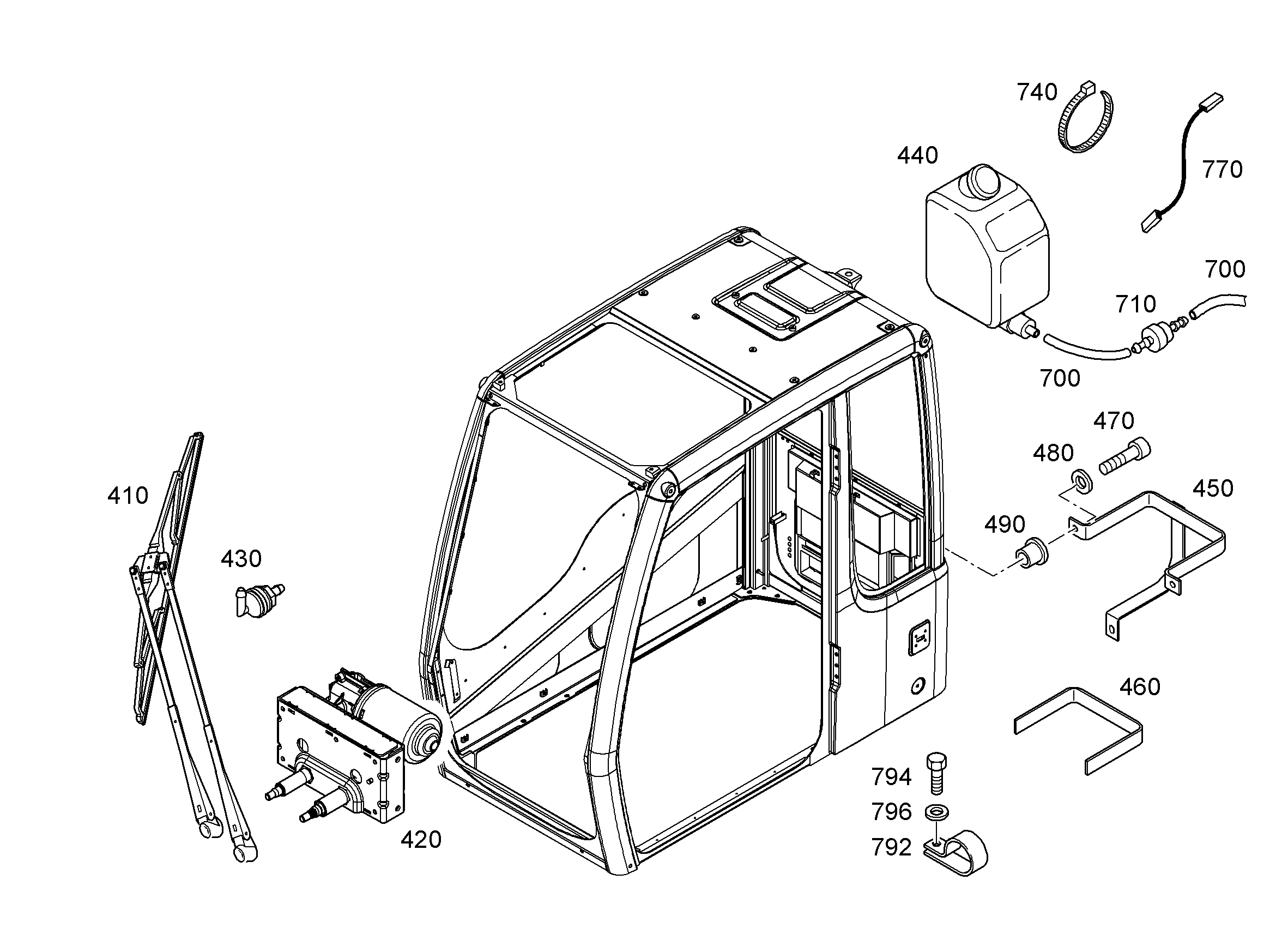 СТКЕЛООЧИСТИТЕЛЬ 10290357 LIEBHERR