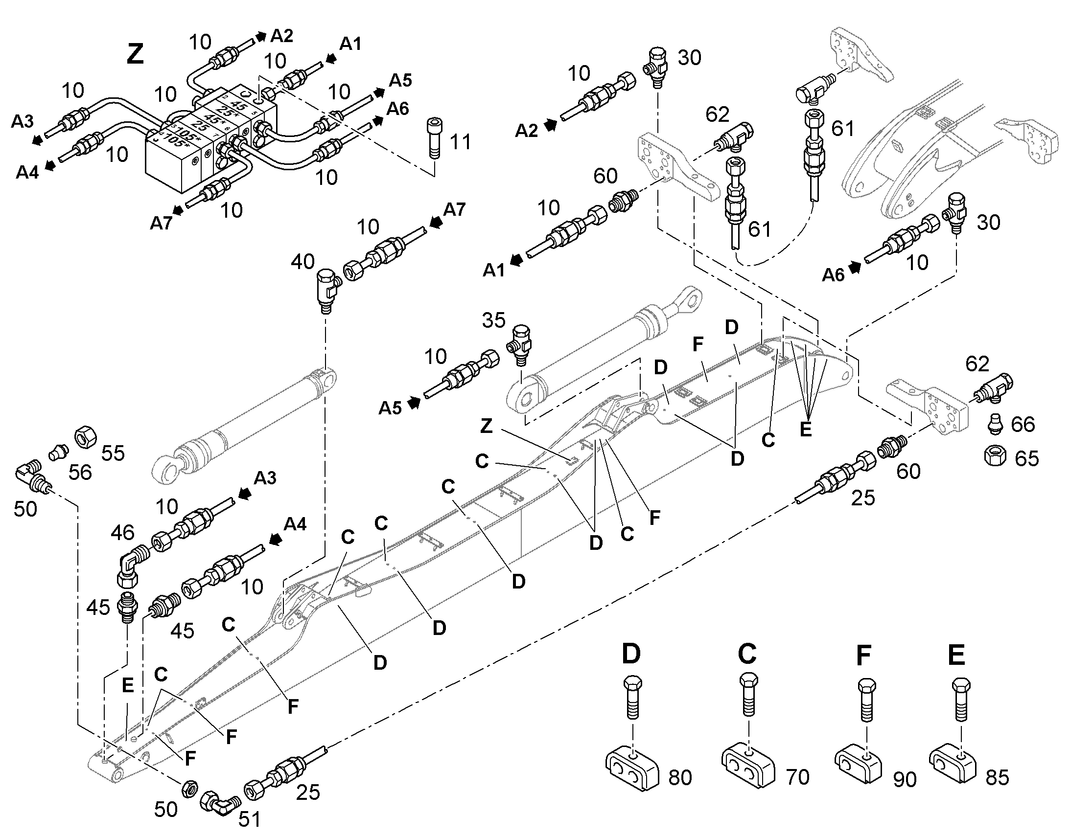 ШЛАНГ 6,3X8005 10014942 LIEBHERR