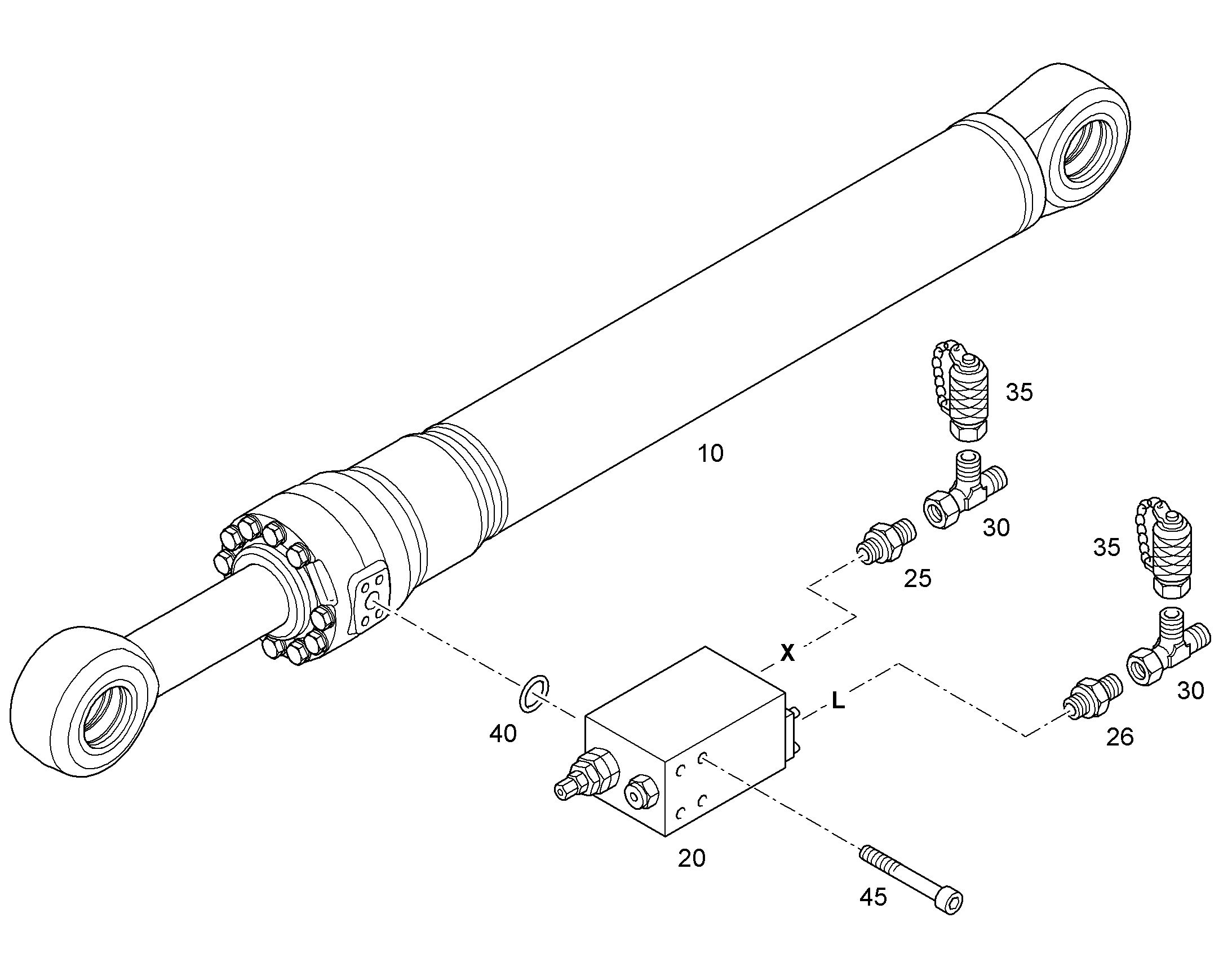 КЛАПАН ПРЕДОХРАНИТЕЛЬНЫЙ 10033050 LIEBHERR