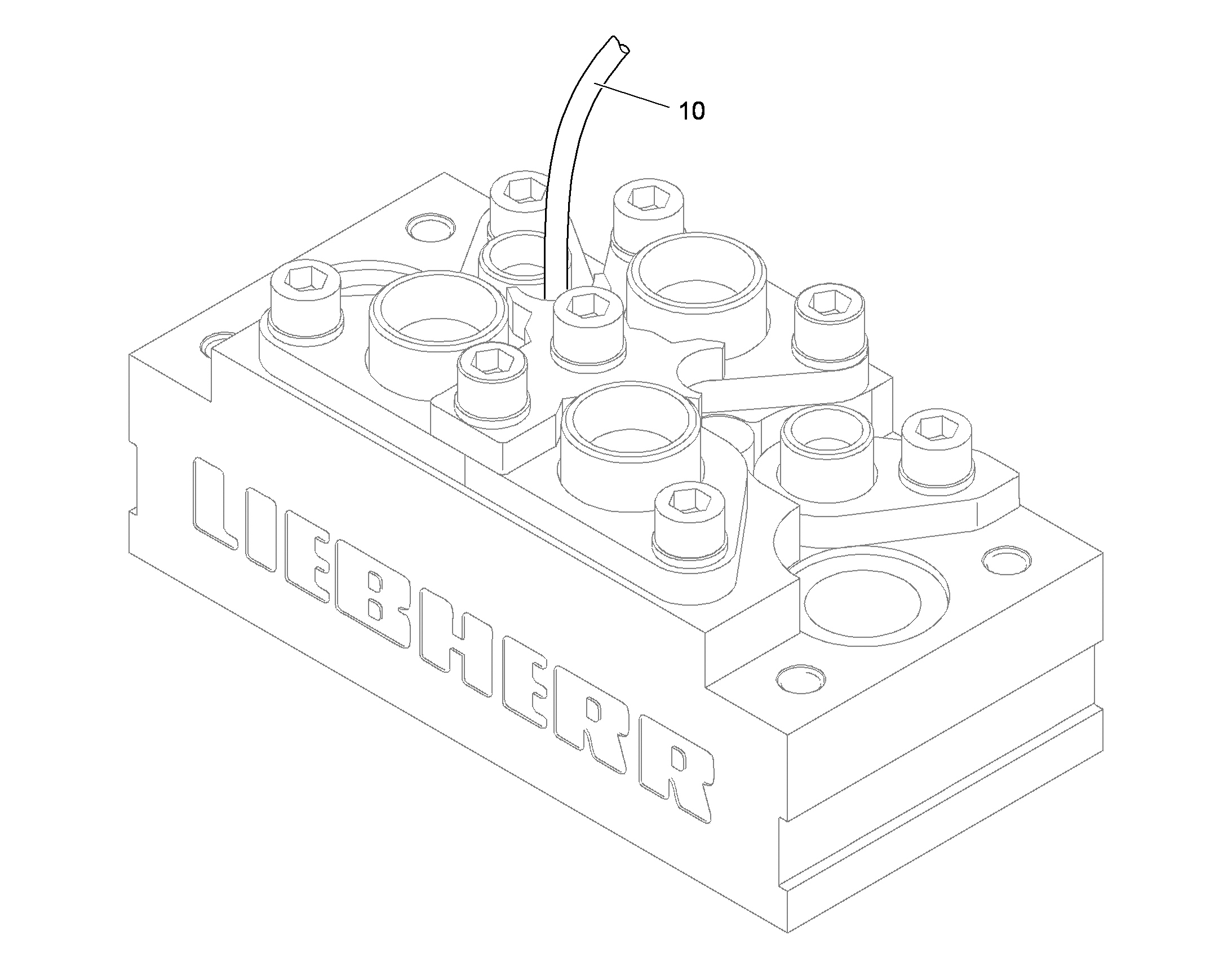 ВОРОТА В СБОРЕ LIKUFIX 66/77 9640831 LIEBHERR