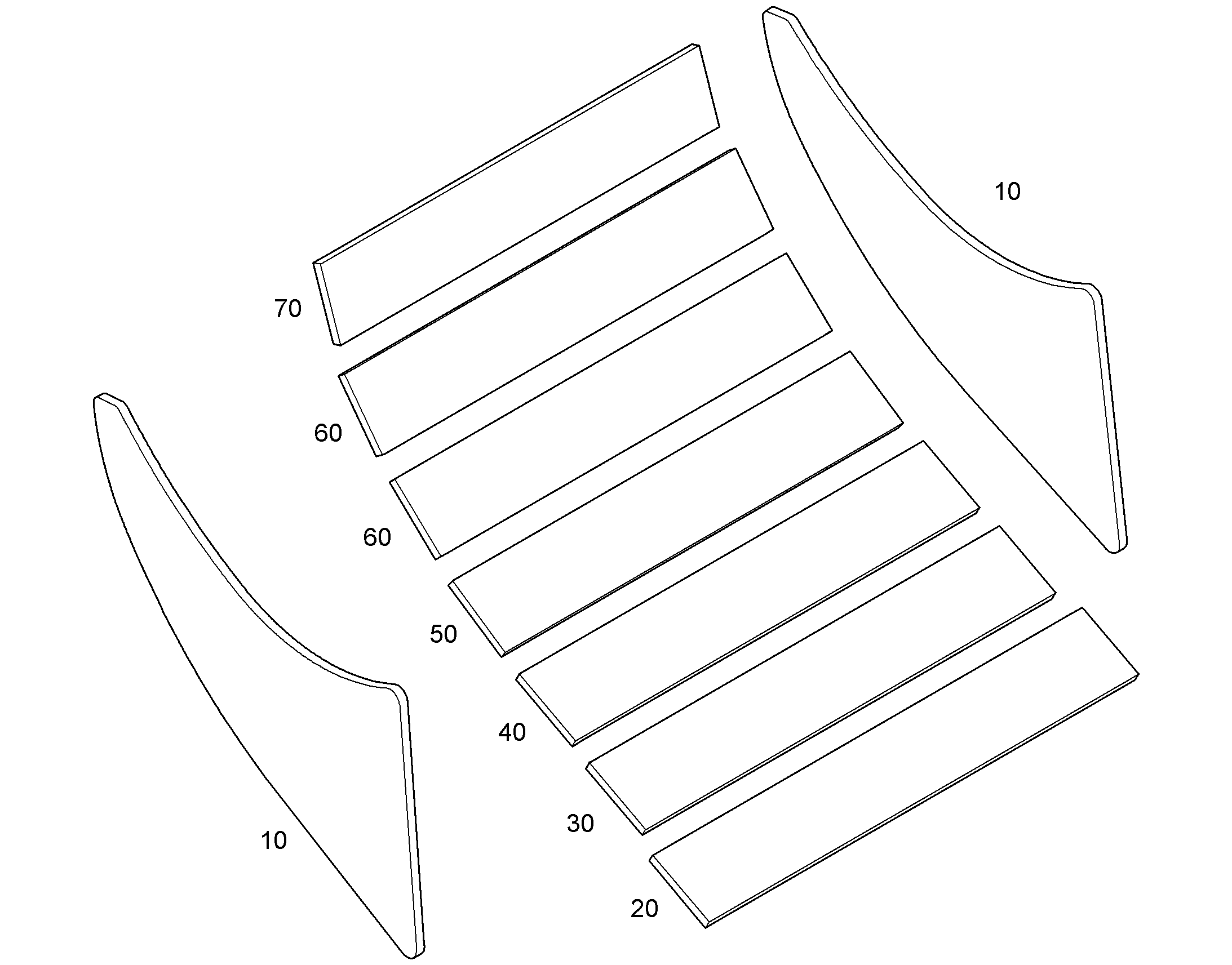 ПЛАНКА ИЗНАШИВАЮЩАЯСЯ 12X100X630 9636386 LIEBHERR