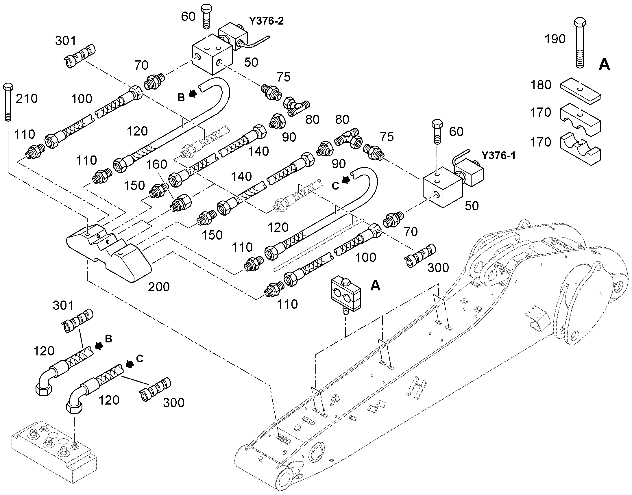 ПОЛУХОМУТИК Z 3 G 21,3 17,2 PP 10029399 LIEBHERR