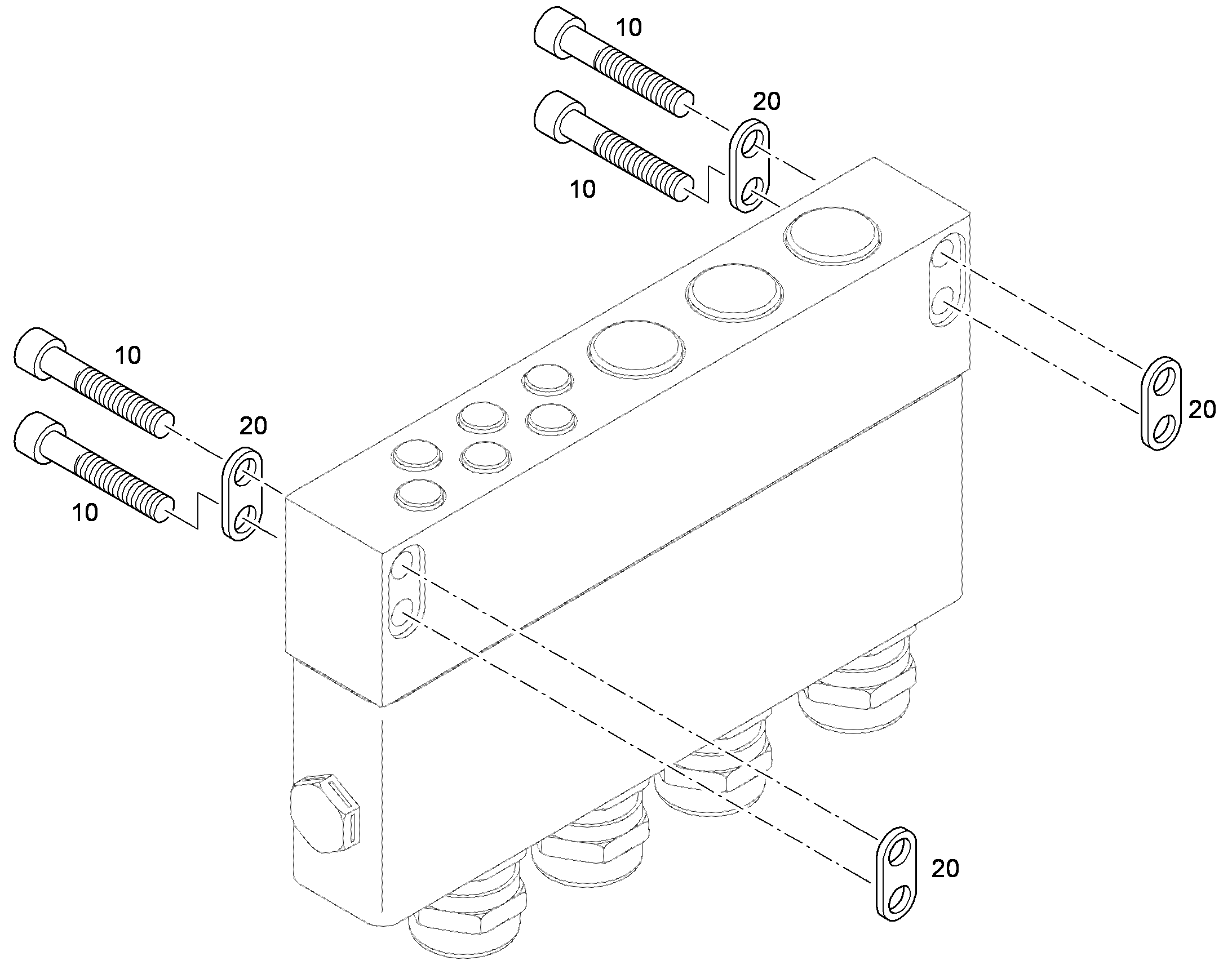 ПЛИТА ПОДКЛАДНАЯ 9596172 LIEBHERR