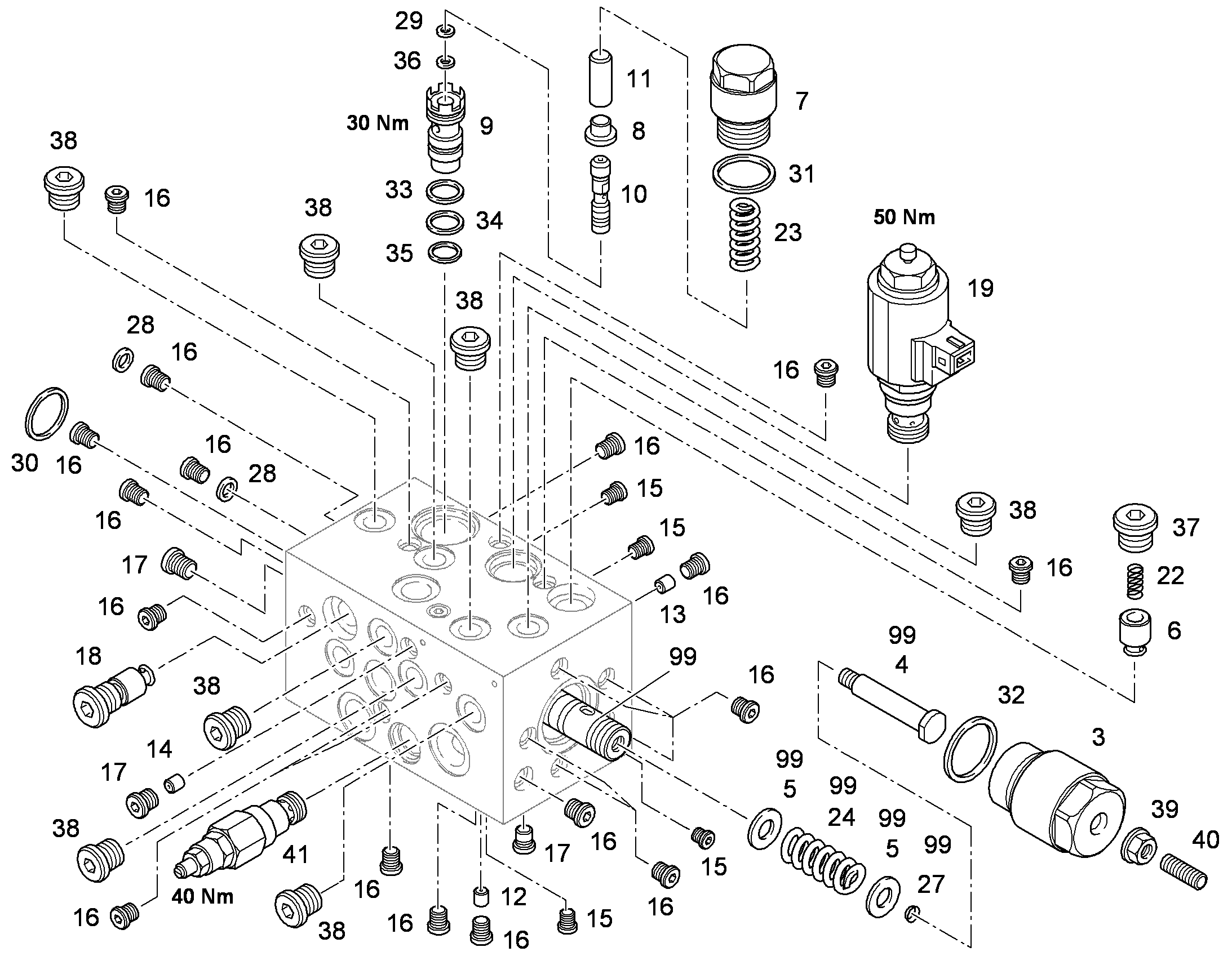 КЛАПАН ХОДОВОЙ 10475813 LIEBHERR