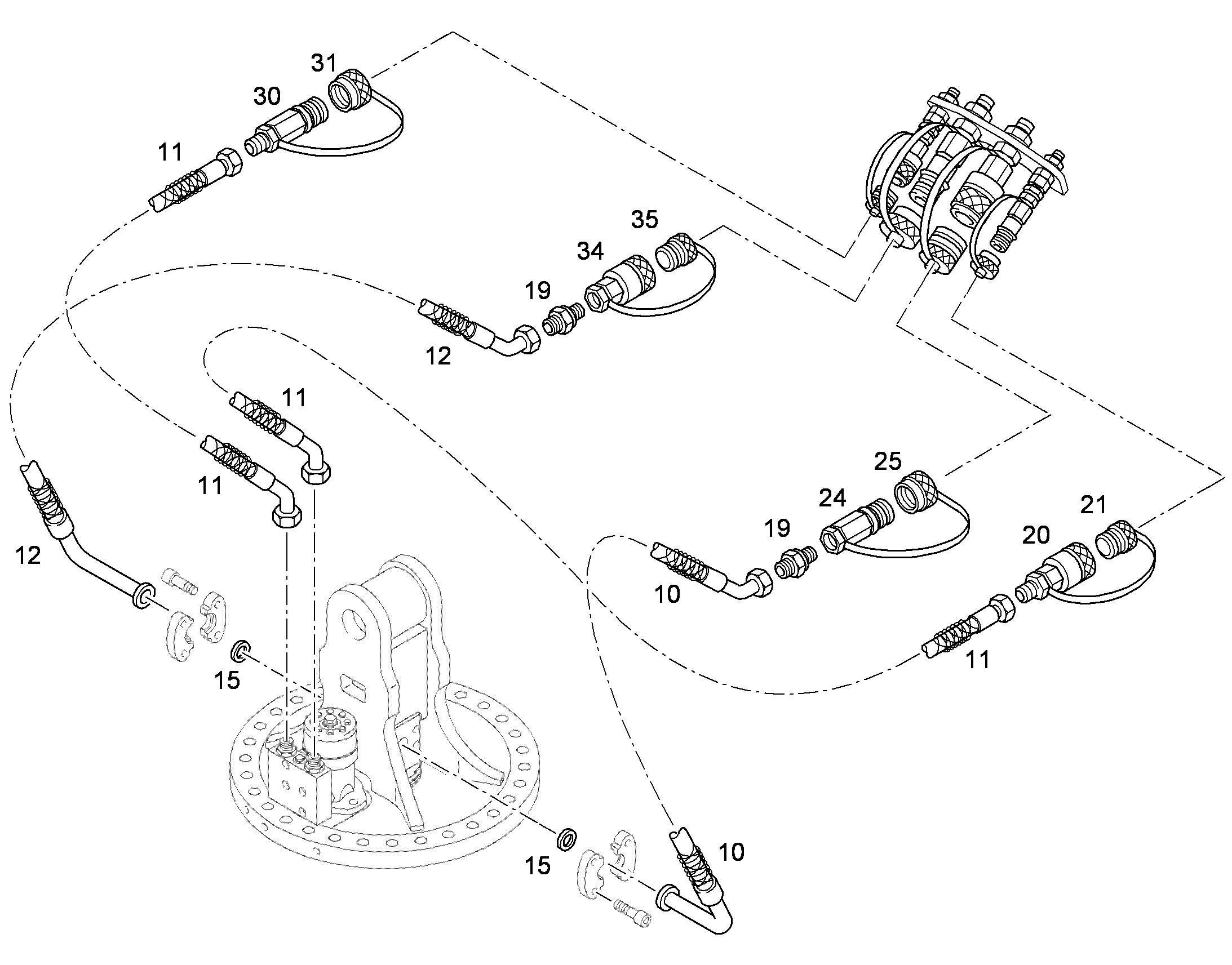 МУФТА DN16 7365881 LIEBHERR