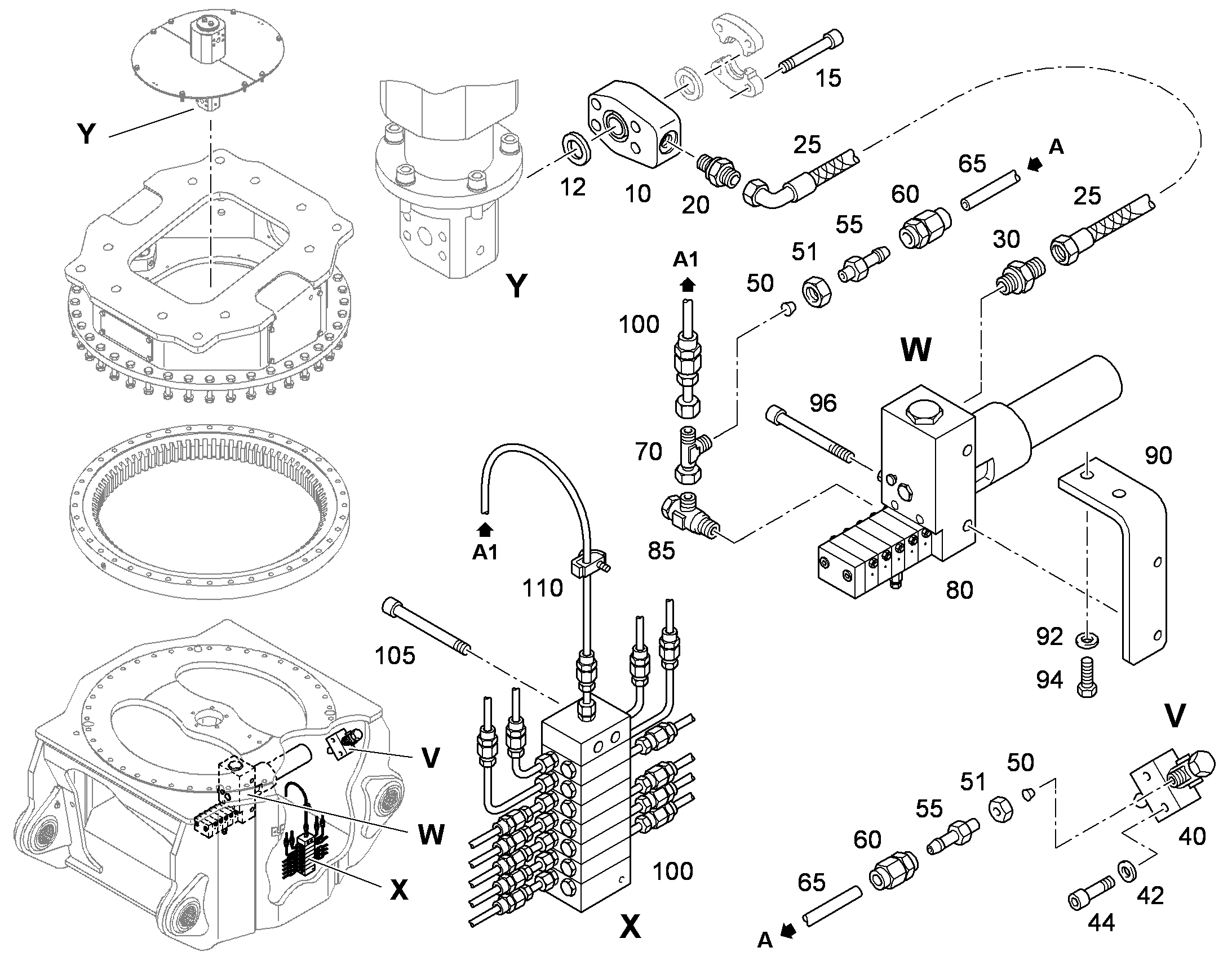 НИППЕЛЬНЫЙ БЛОК 10101625 LIEBHERR