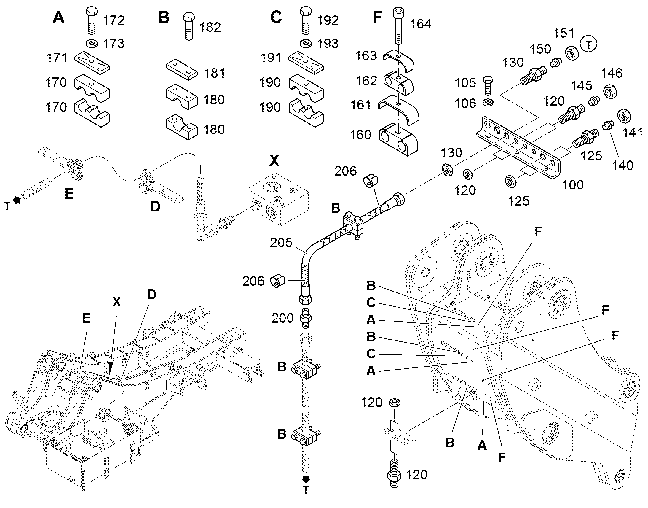 СКОБА HRBGS 1 G 6 6 TPE73 10287683 LIEBHERR