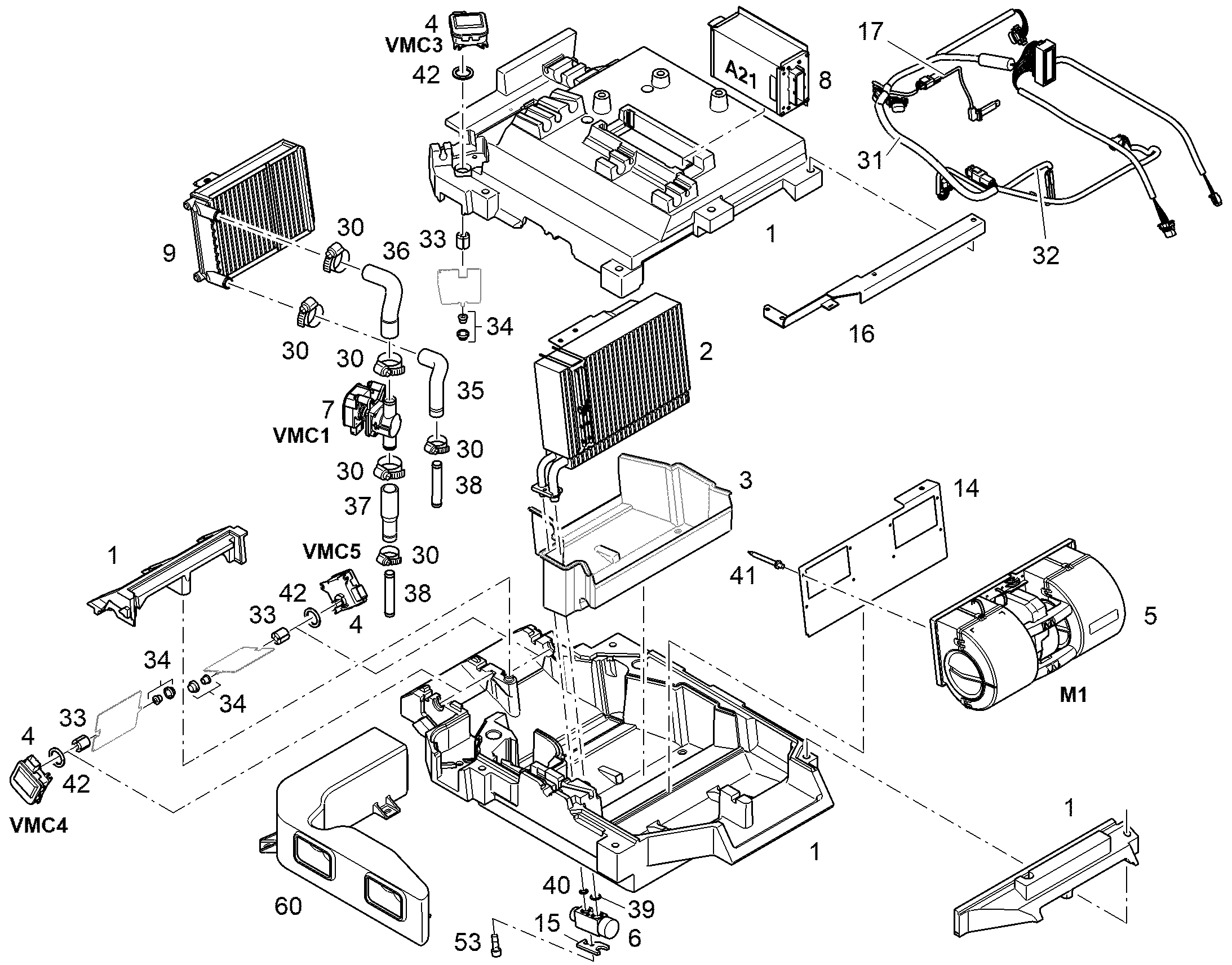 ИСПАРИТЕЛЬ 10491007 LIEBHERR