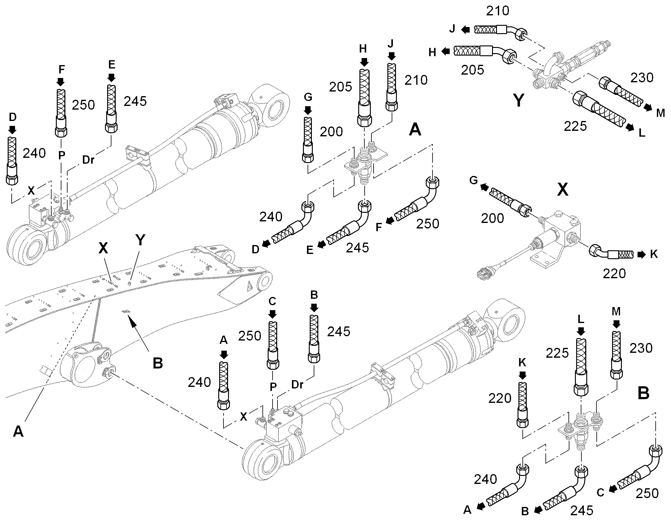 ШЛАНГ 20X1130 10488590 LIEBHERR