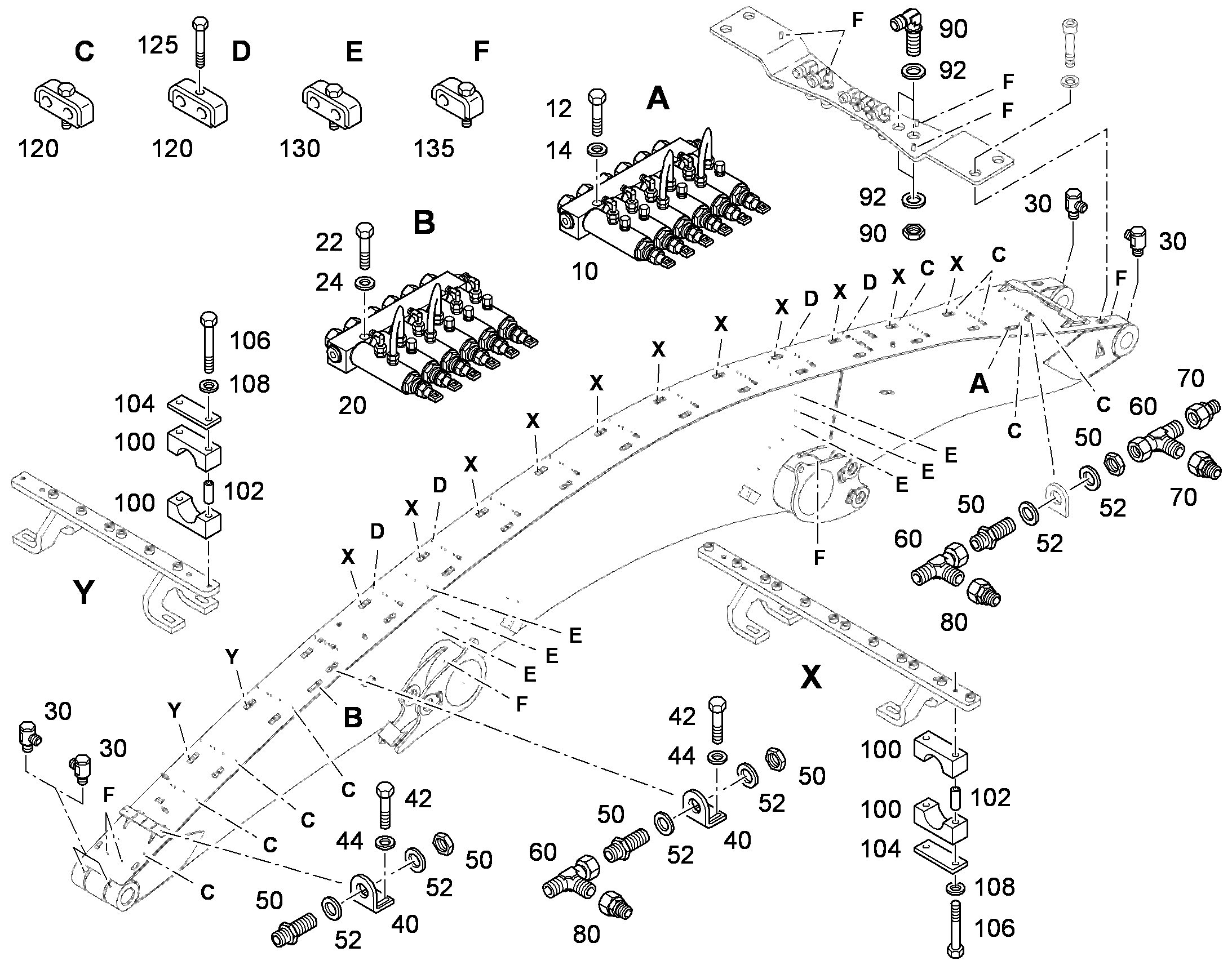 СКОБА HRBGS 1 G 6 9,5 9598245 LIEBHERR