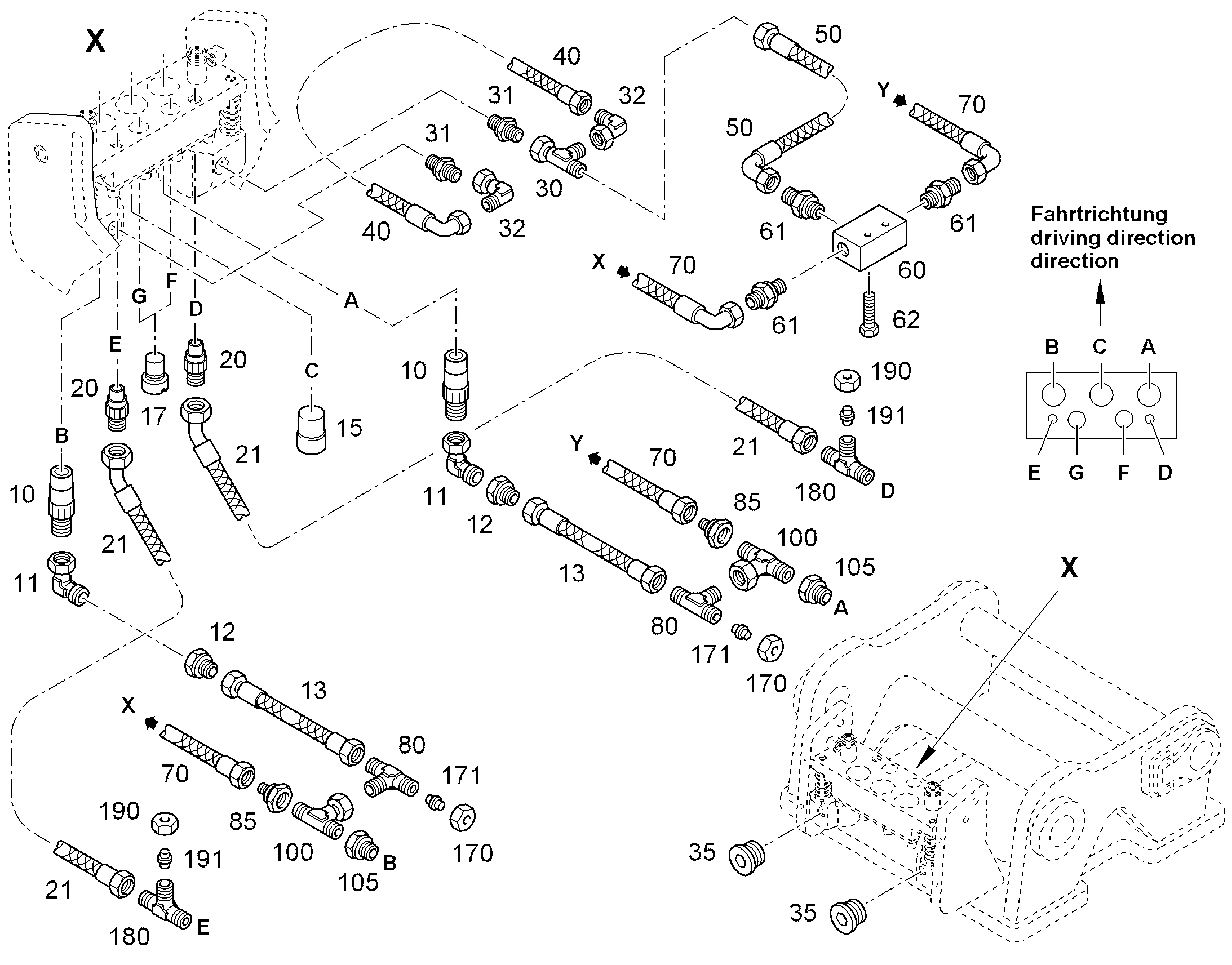 ШЛАНГ 25X350 10042567 LIEBHERR
