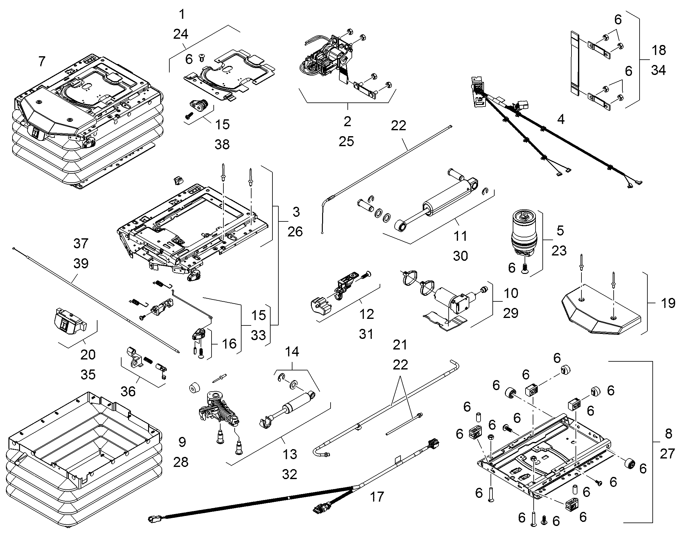 ПОДРЕССОРИВАНИЕ В КОМПЛЕКТЕ 11659211 LIEBHERR