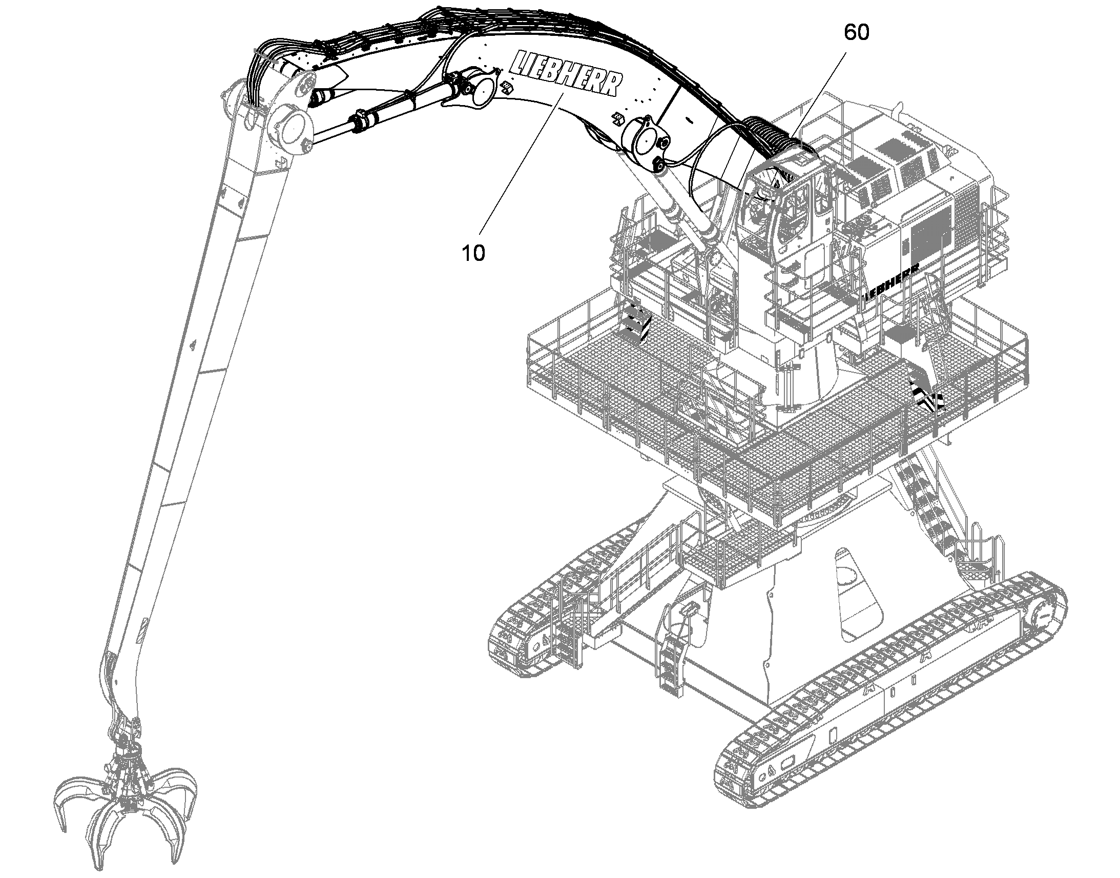 МОНТАЖНЫЕ ЧАСТИ ШАССИ 9638896 LIEBHERR