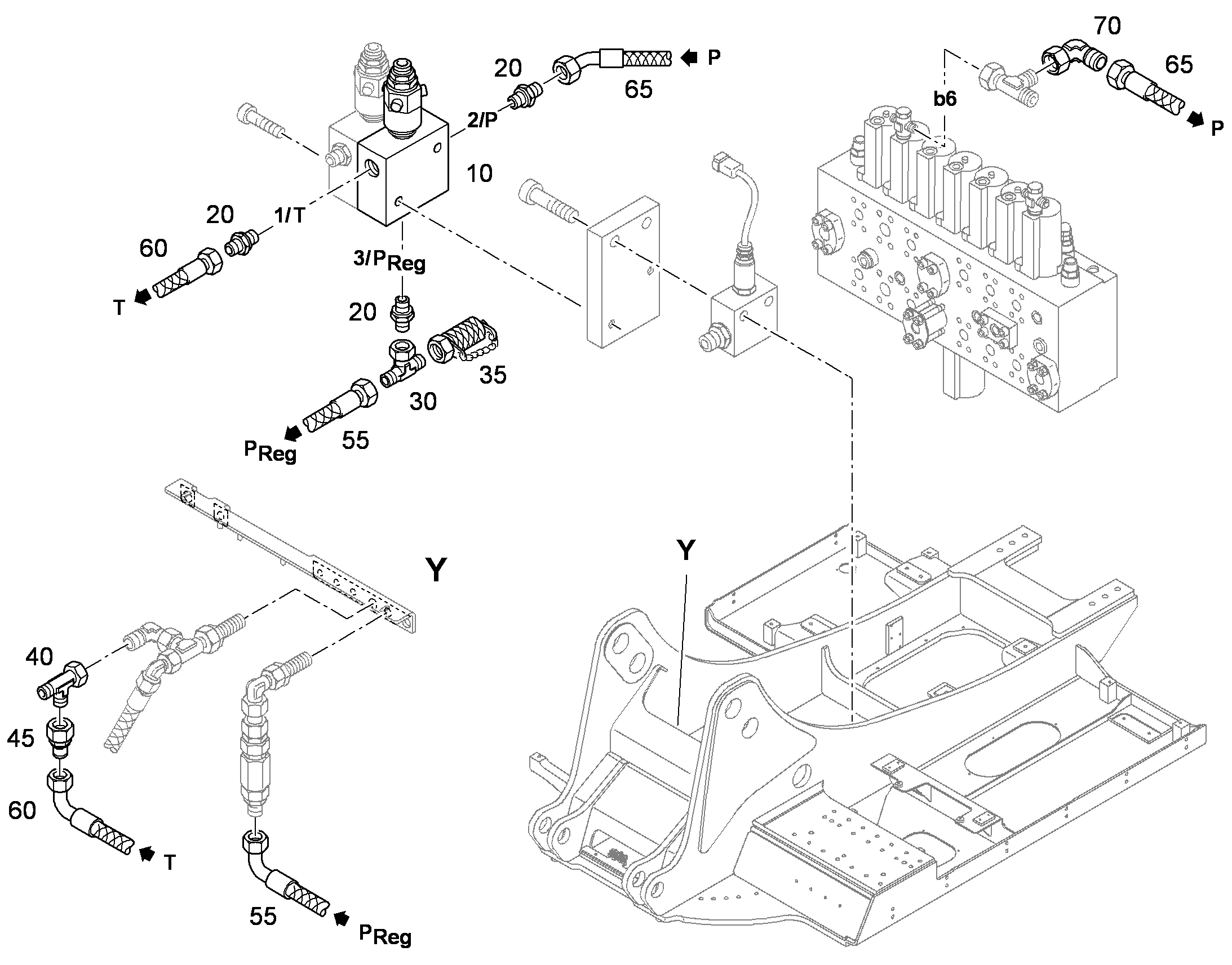 ШЛАНГ УПРАВЛЕНИЯ 8X1400 10217952 LIEBHERR