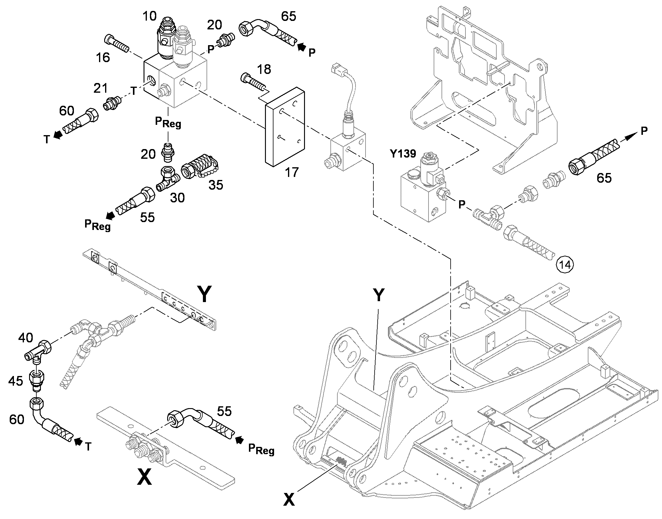 ШЛАНГ 10X1180 10218686 LIEBHERR