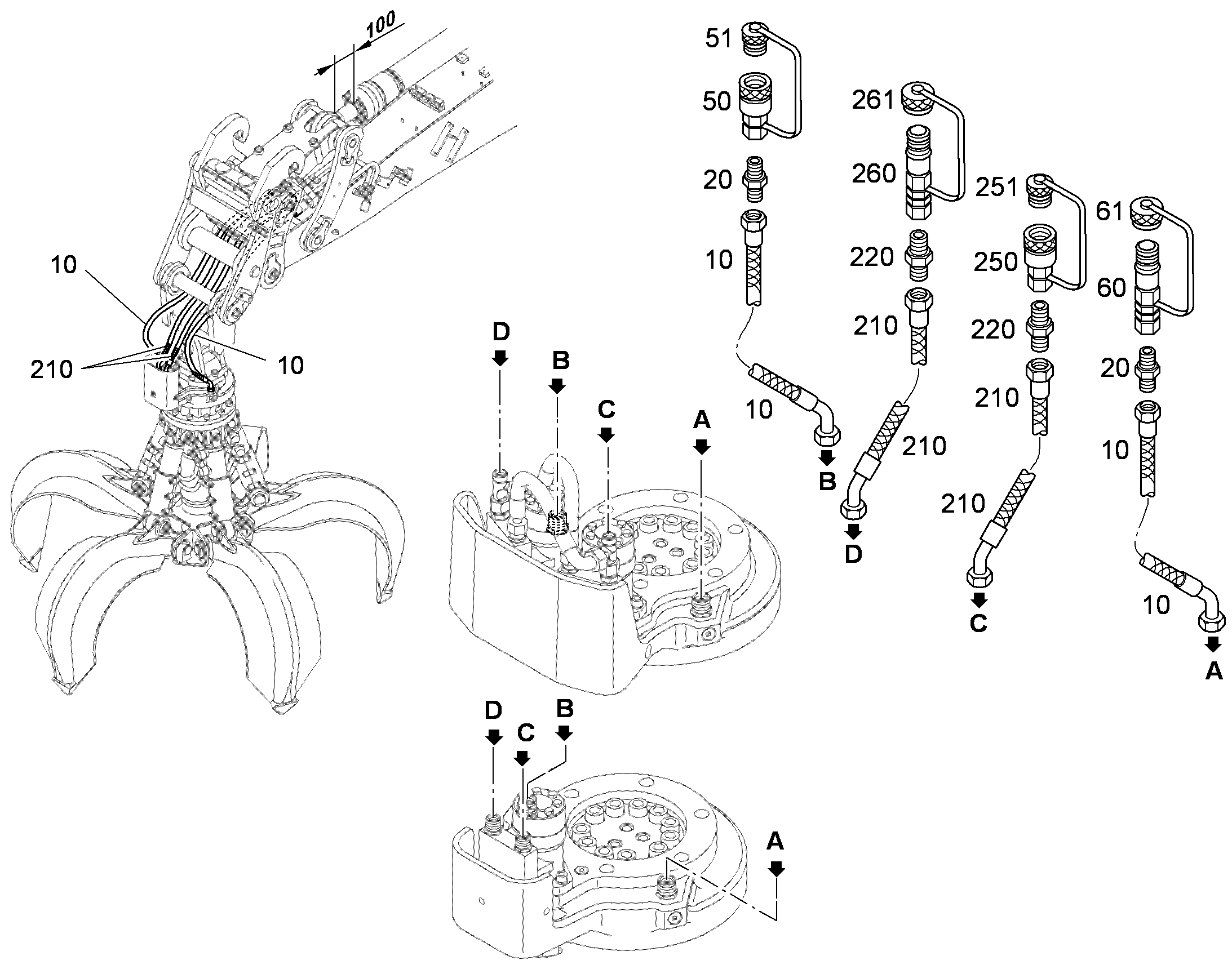 ШЛАНГ 20X1500 10218763 LIEBHERR