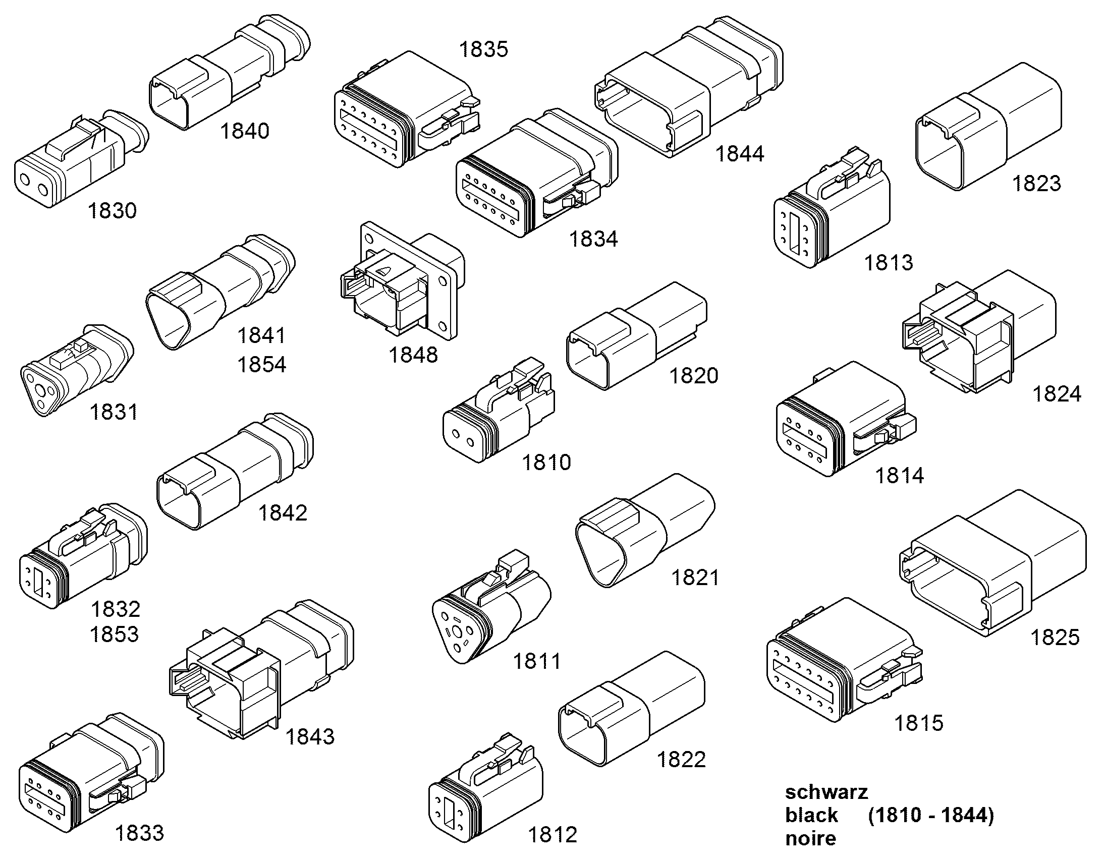КОННЕКТОР DT-CE09 12POL. 94010606 LIEBHERR