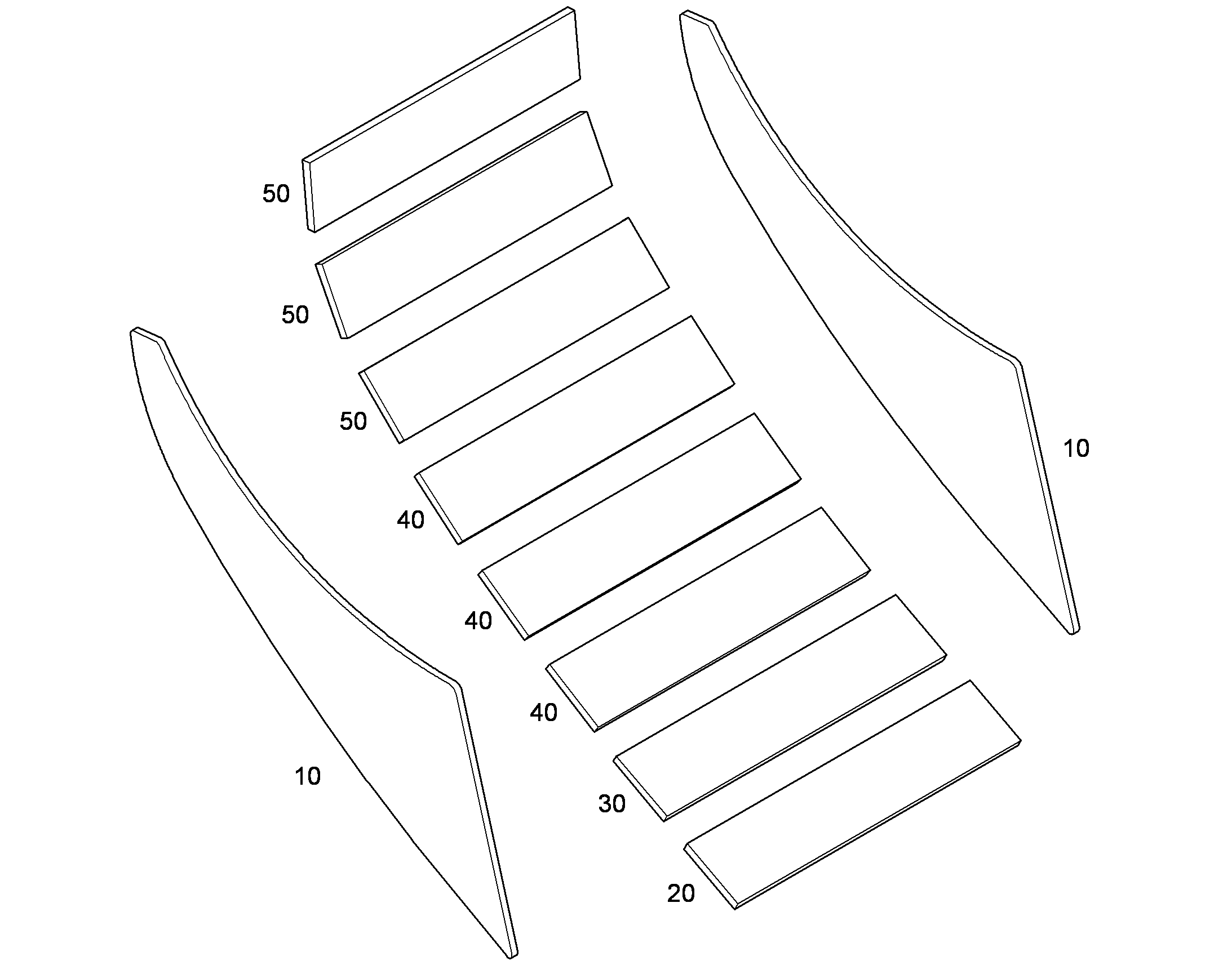 ПЛАНКА ИЗНАШИВАЮЩАЯСЯ 94010082 LIEBHERR