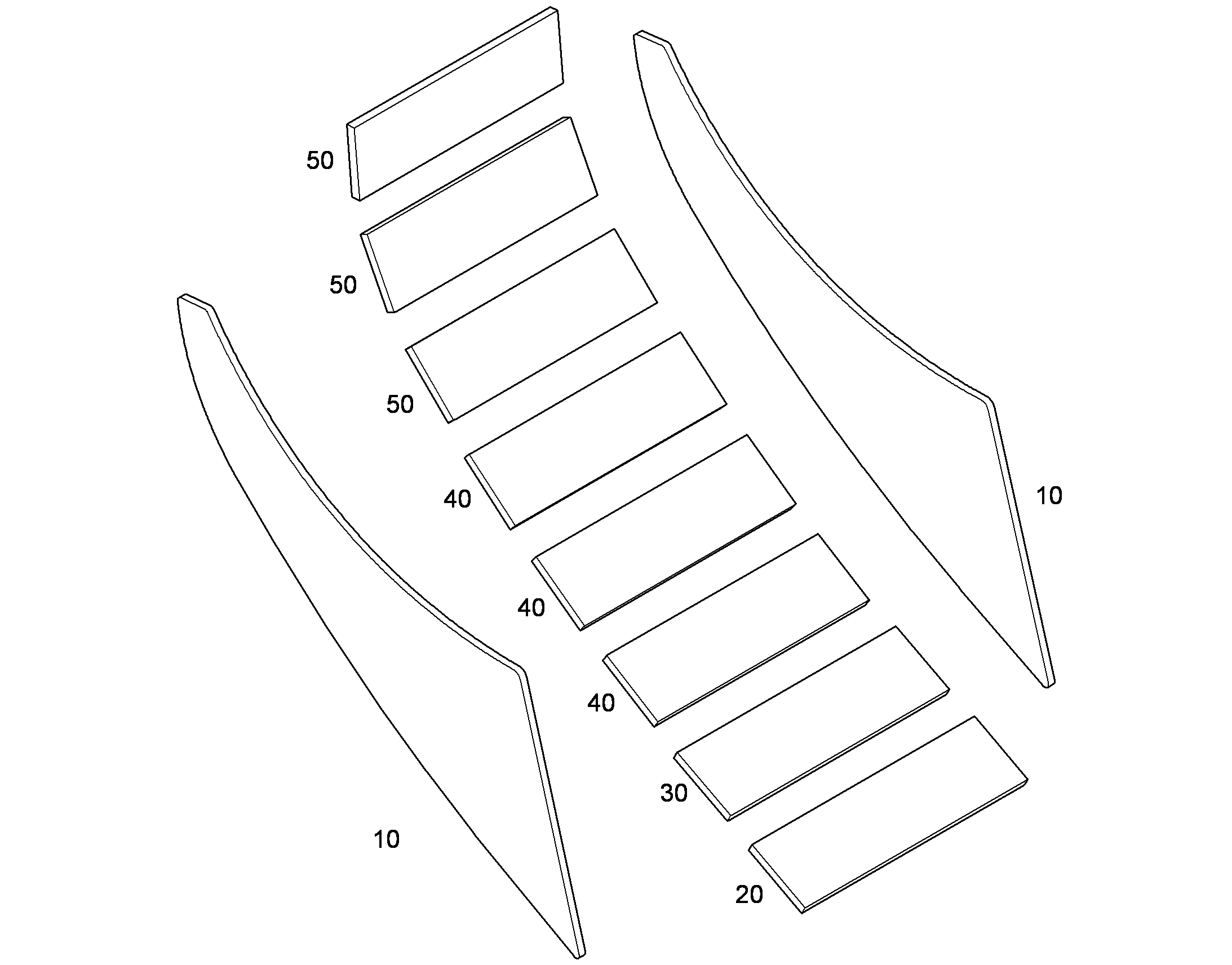 ПЛАНКА ИЗНАШИВАЮЩАЯСЯ 94012393 LIEBHERR