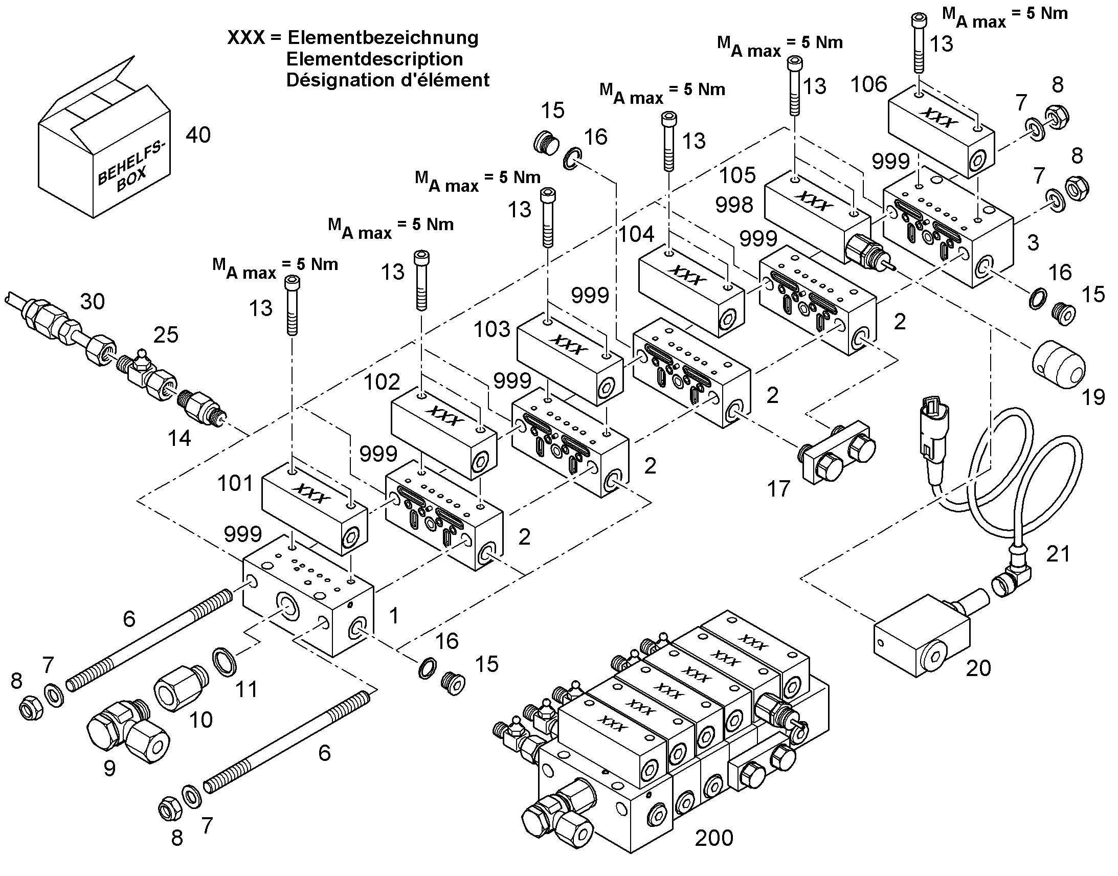 СОЕДИНИТЕЛЬНЫЙ ПРОВОД 3X2,5 5m DT04-3P 10013884 LIEBHERR