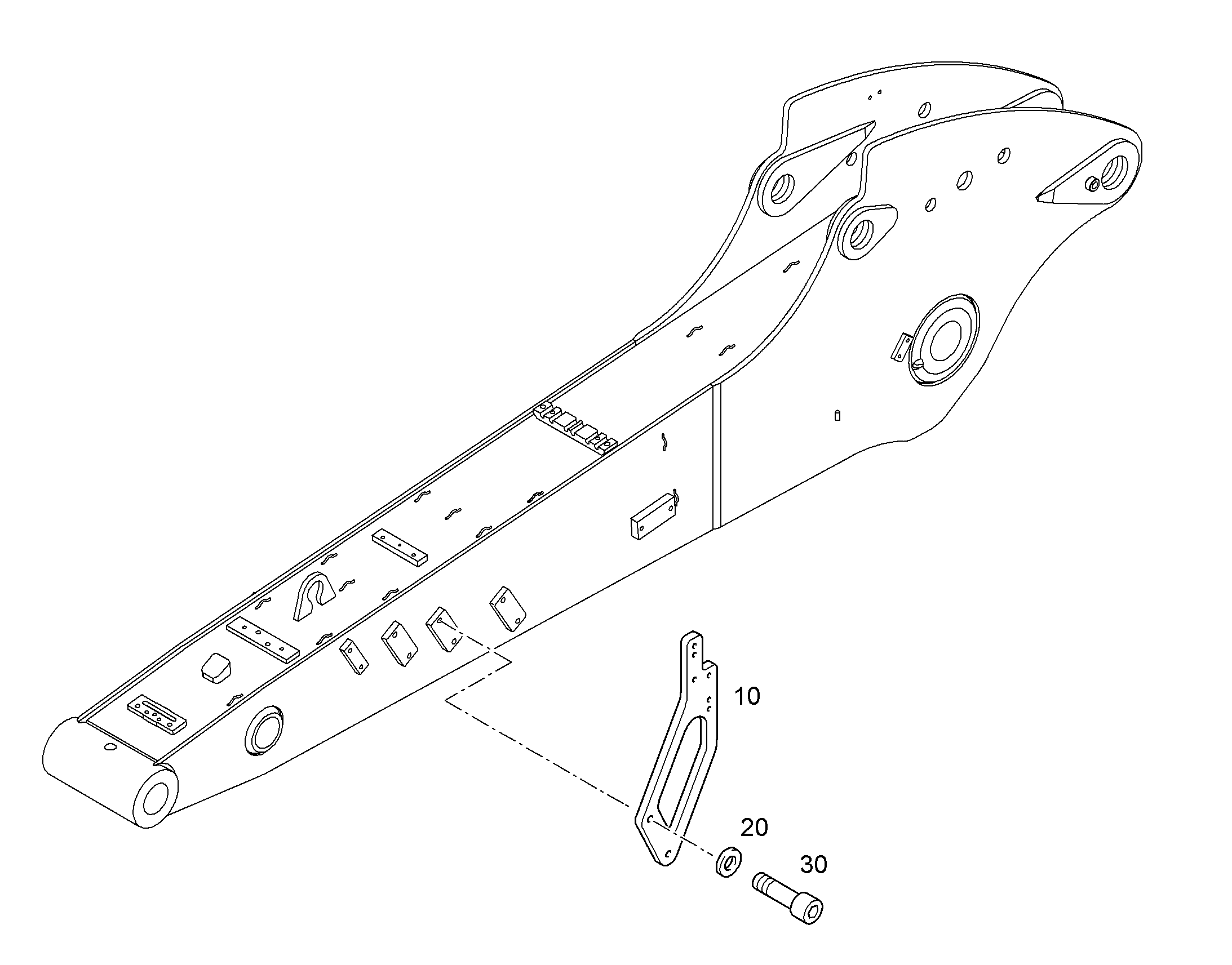 ПЛАСТИНА ПРИВЕРТНАЯ 12X377,5 9595378 LIEBHERR