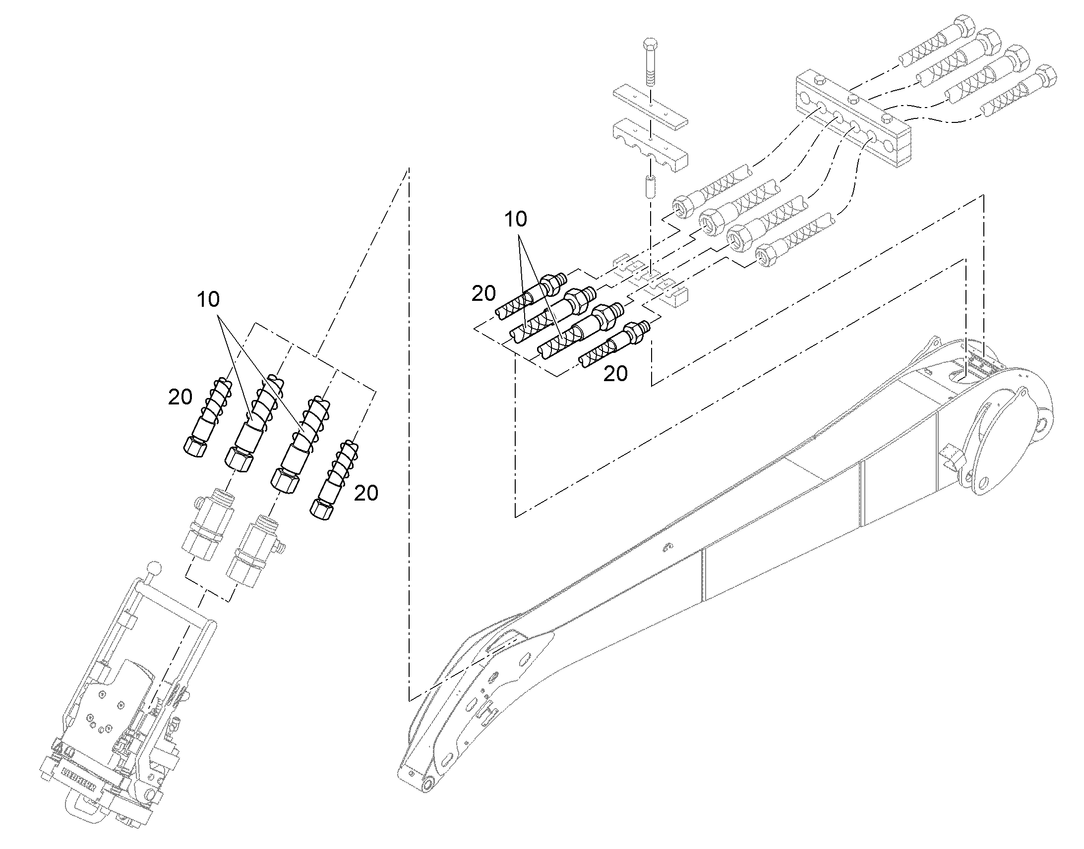 ШЛАНГ 32X6760 11000686 LIEBHERR