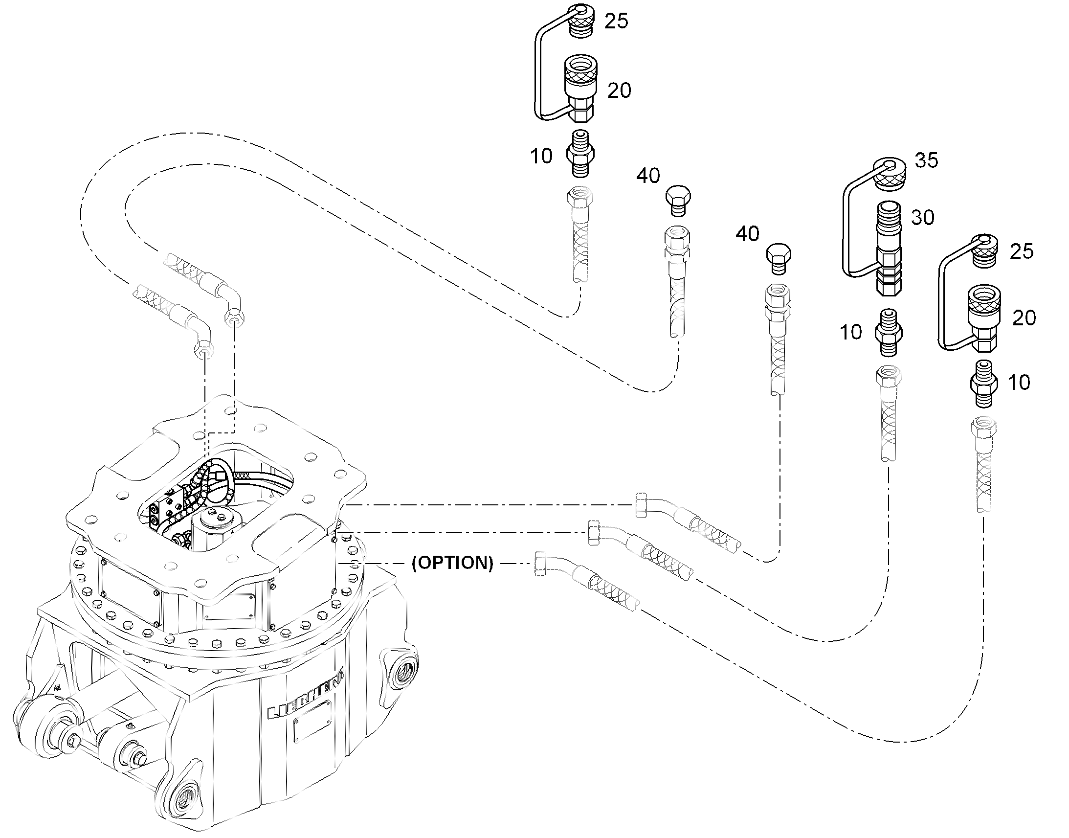 ЗАГЛУШКА ТРУБЫ ROV 30S M42X2 7018636 LIEBHERR