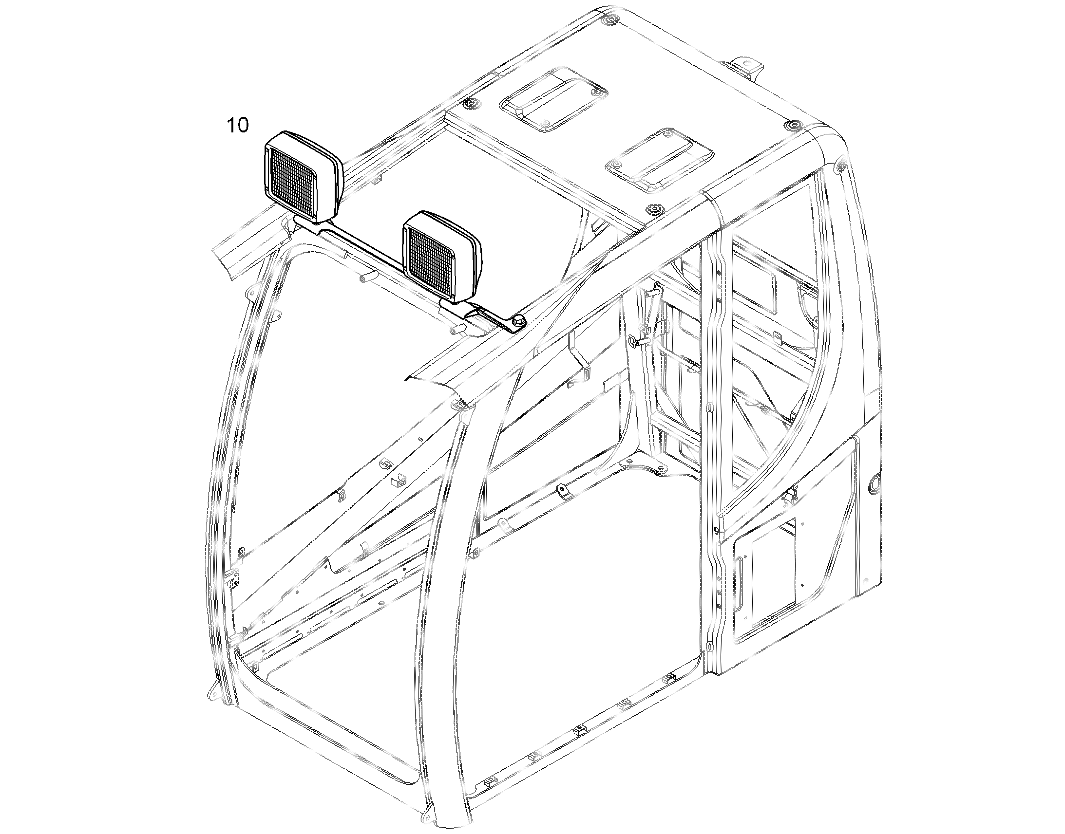 ПРОЖЕКТОР ДОПОЛНИТЕЛЬНЫЙ 94008981 LIEBHERR