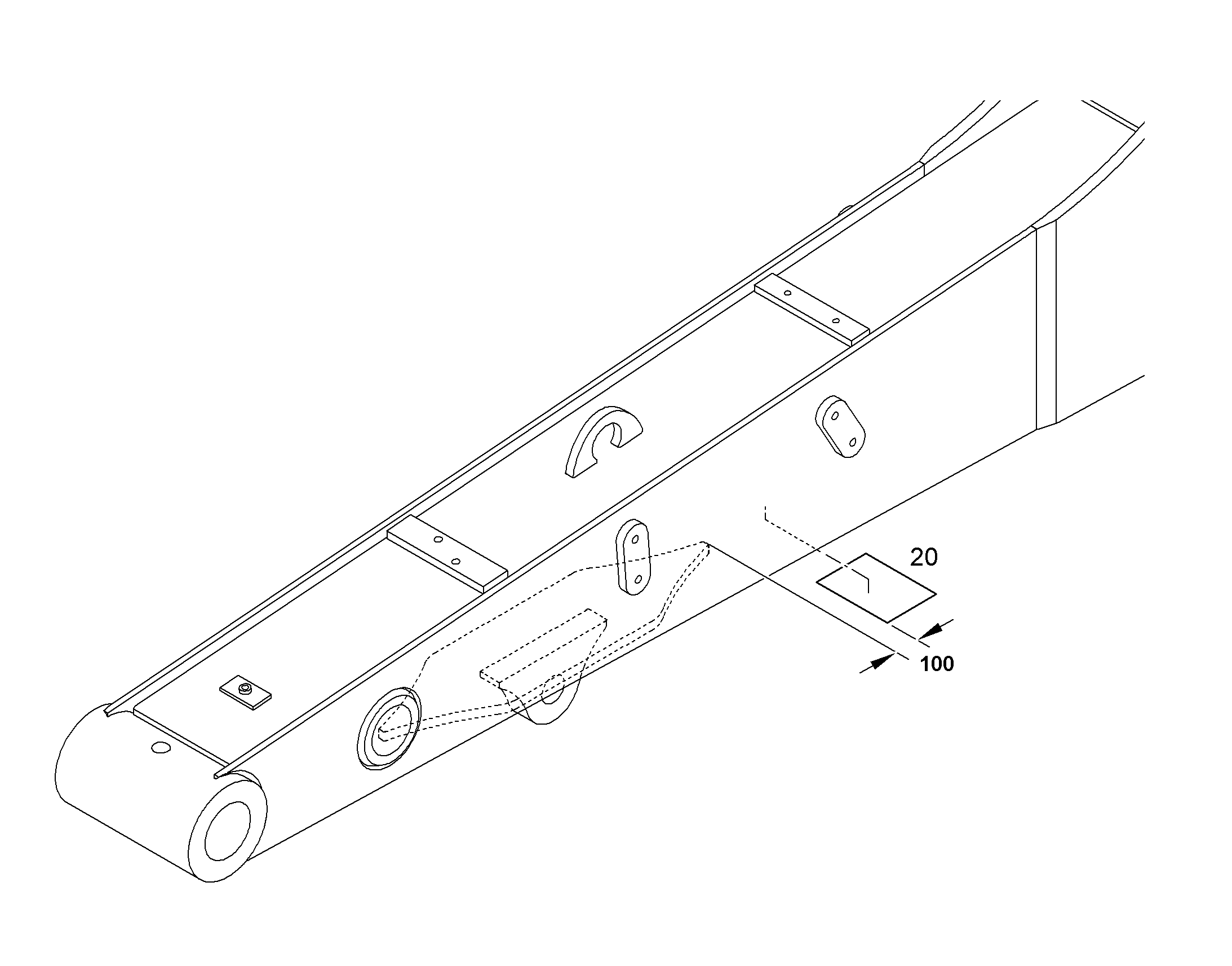 ТАБЛИЧКА 8 T 150mmX105mm 9246221 LIEBHERR