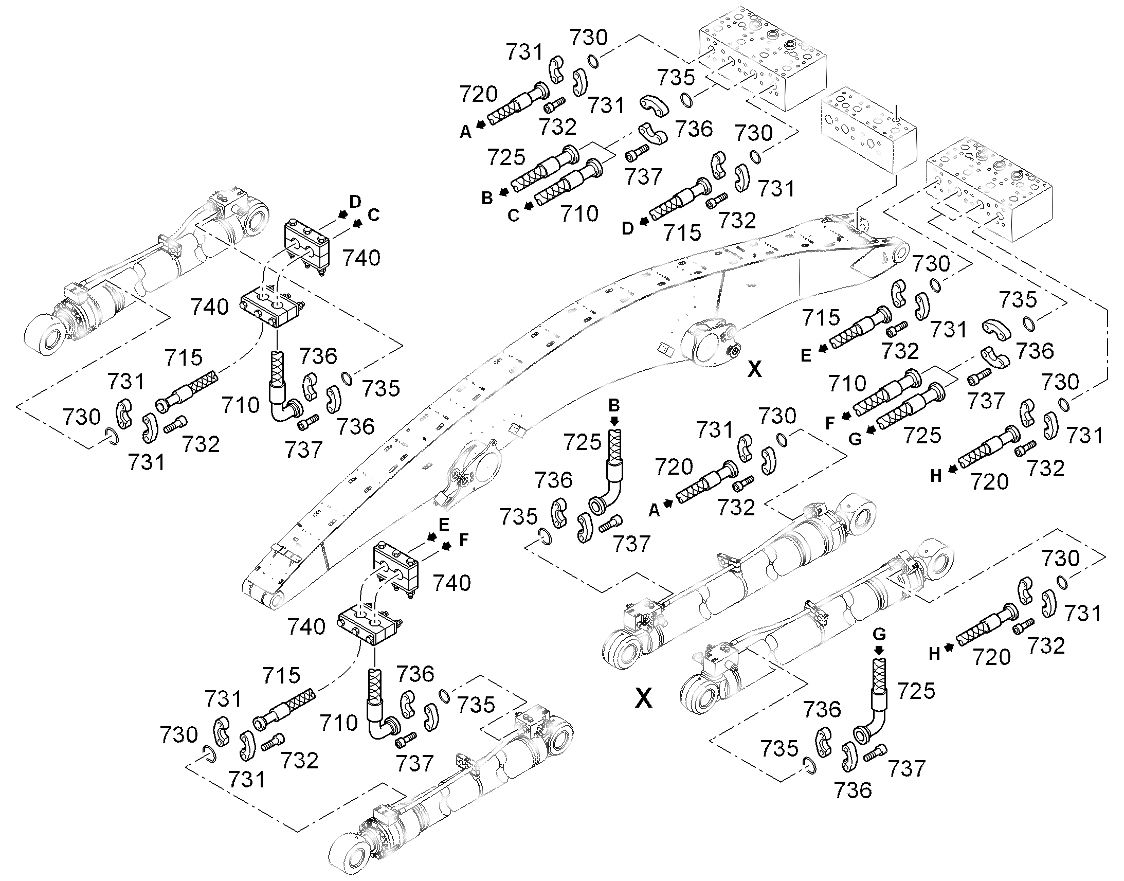 ШЛАНГ 40X13100 10488167 LIEBHERR