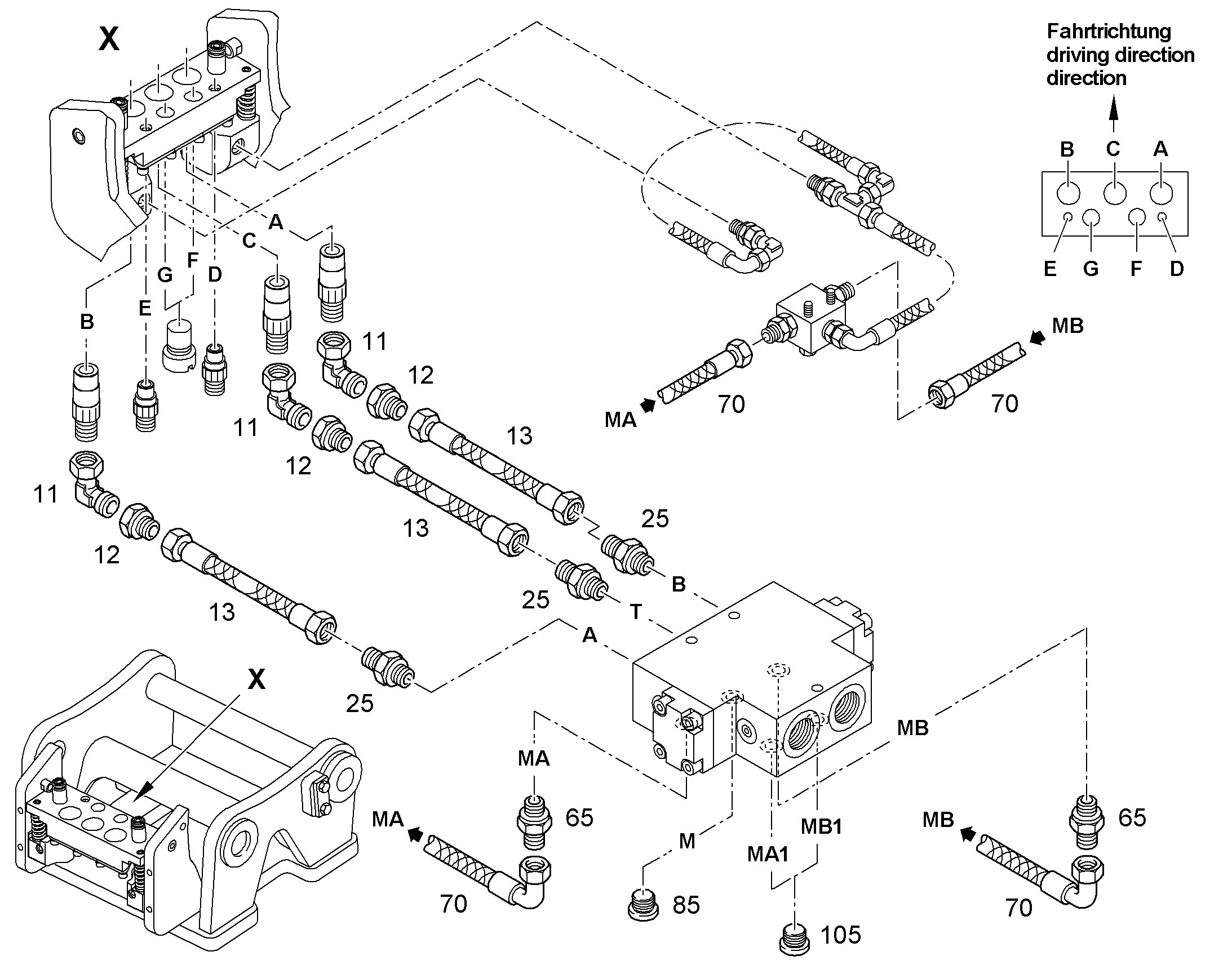 ШЛАНГ 25X335 11088779 LIEBHERR