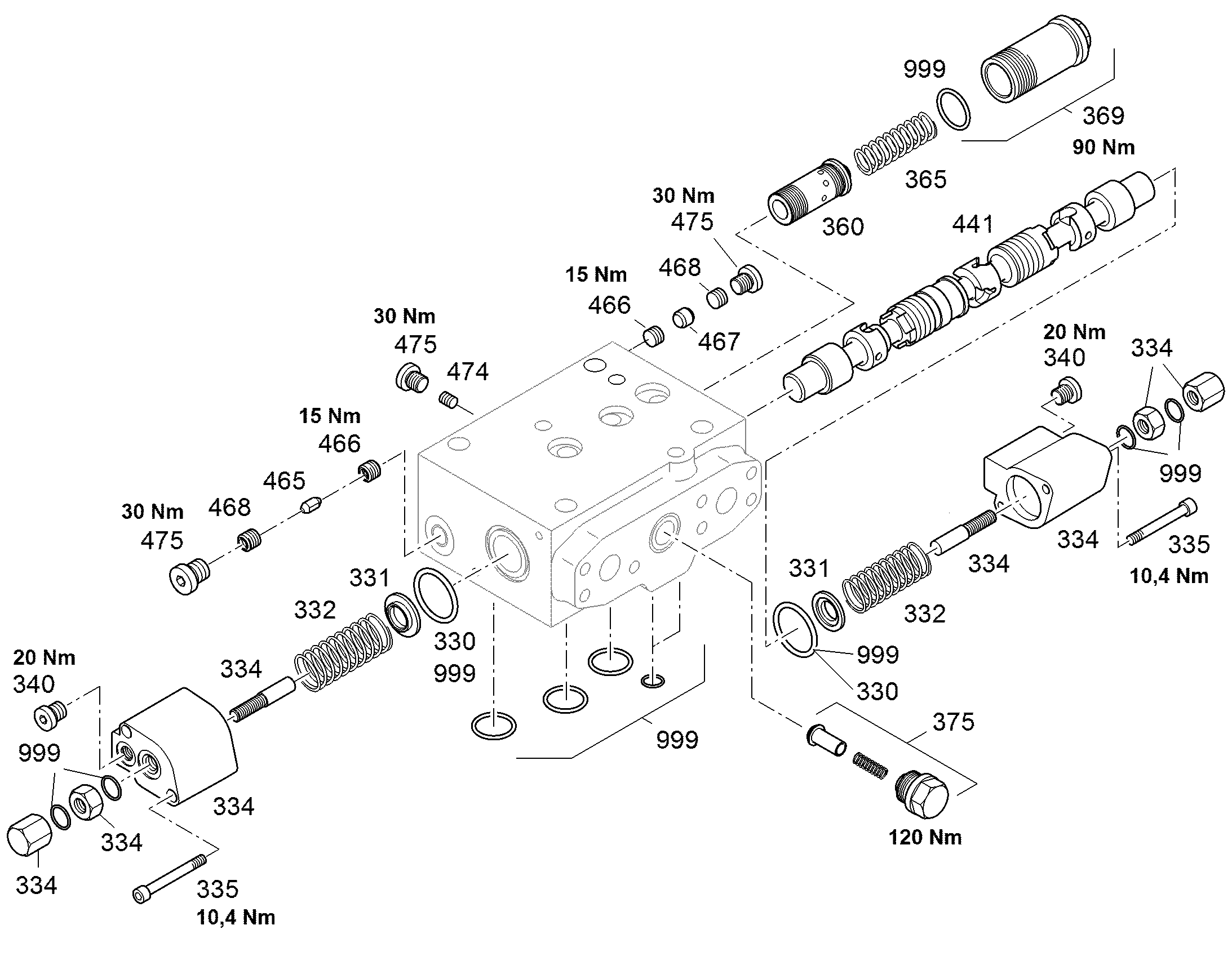 ЗАГЛУШКА РЕЗЬБОВАЯ M33X1X78 12228554 LIEBHERR