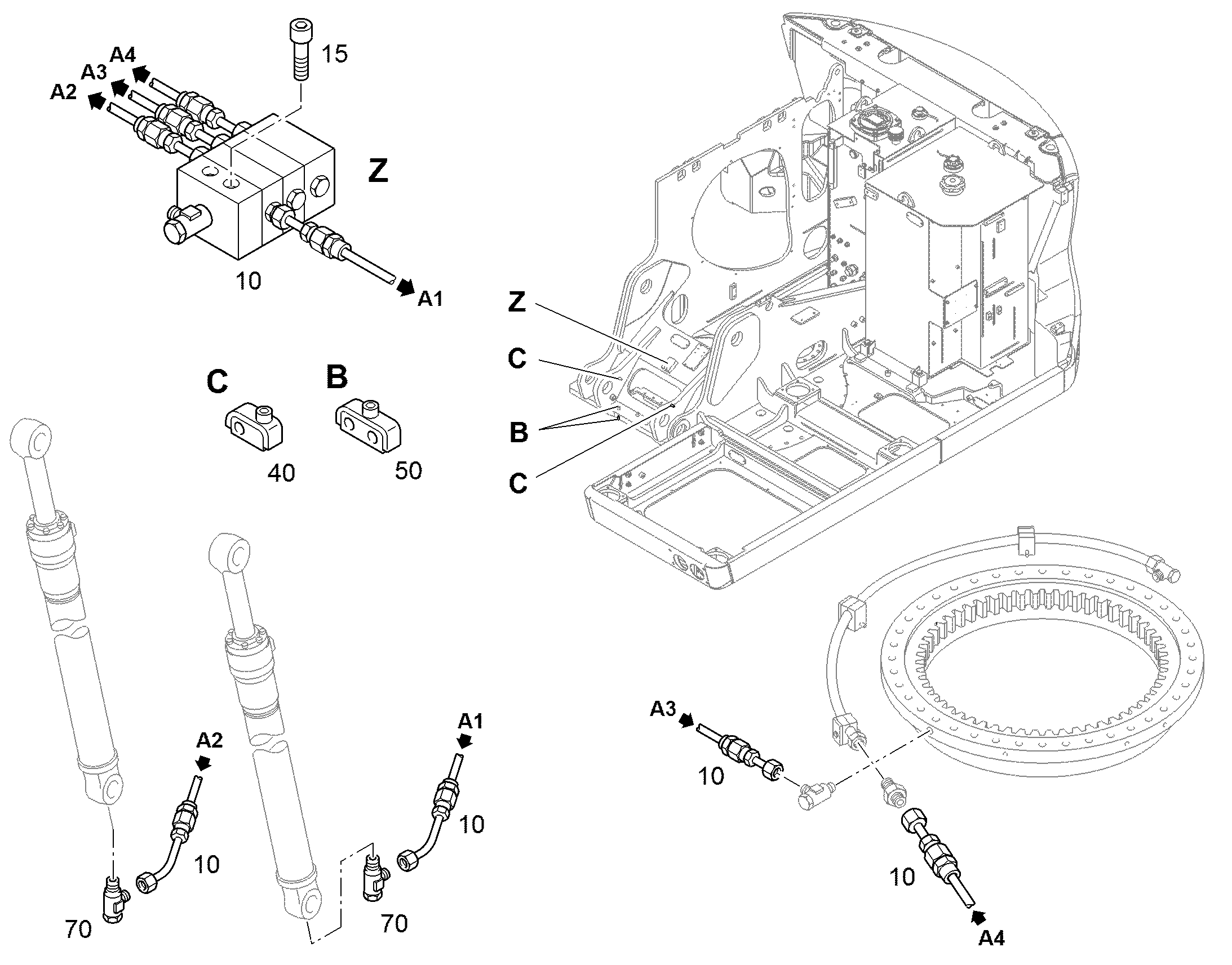 РАСПРЕДЕЛИТЕЛЬ MX-F 3/4 10013000 LIEBHERR