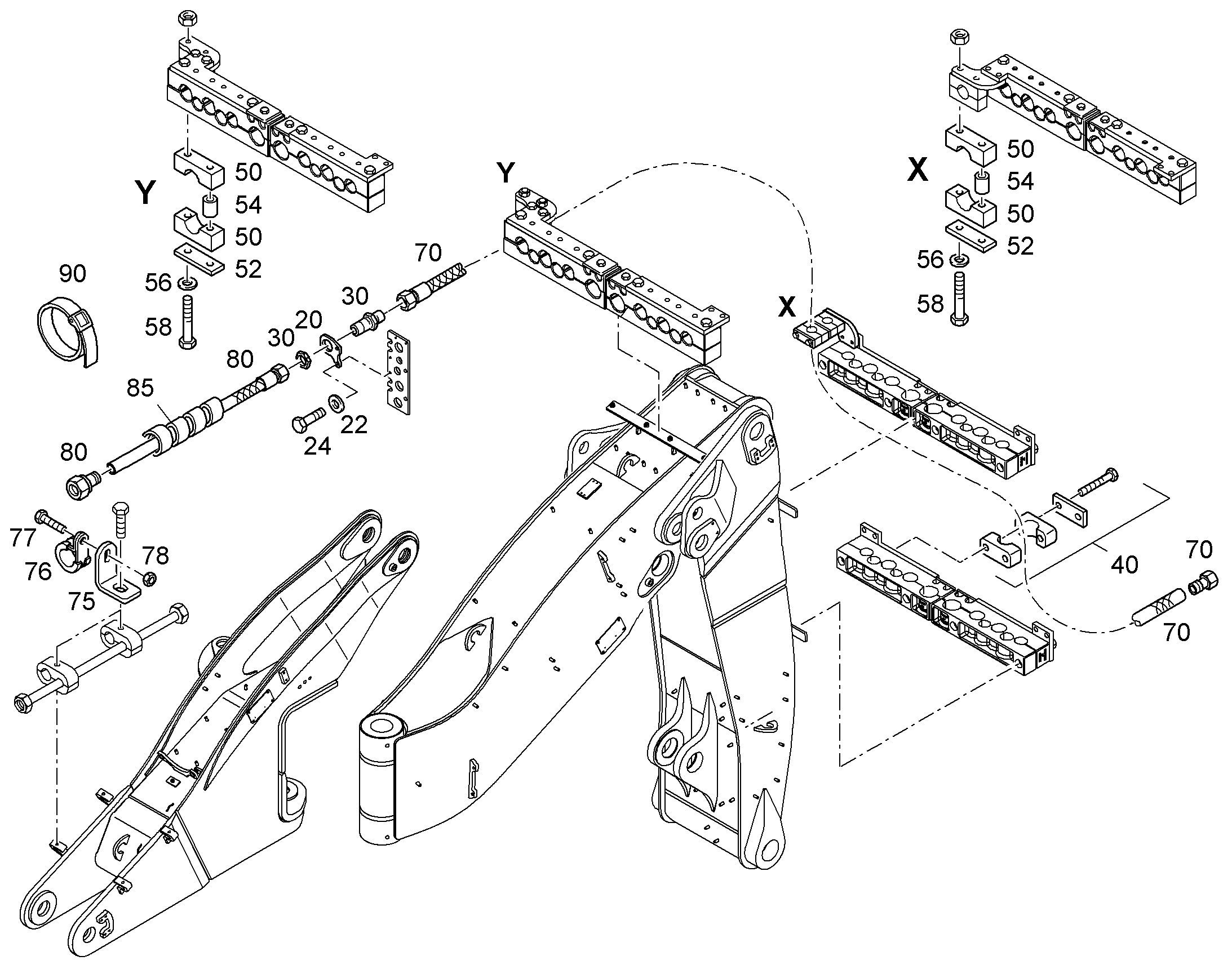 РАЗДЕЛИТЕЛЬНЫЙ ЛИСТ 10X70X92,5 94054352 LIEBHERR