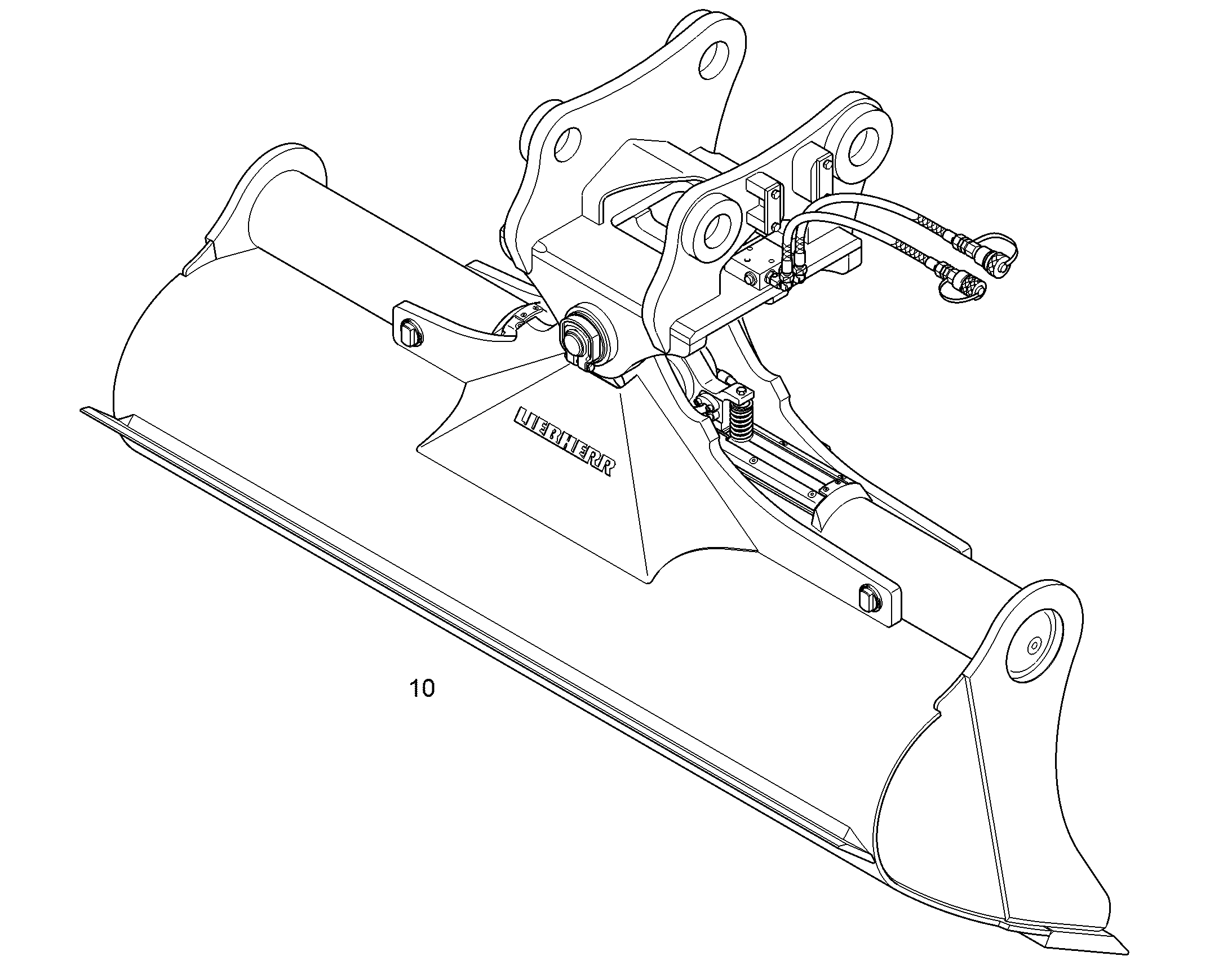 КОВШ КАНАВООЧИСТИТЕЛЯ 2400mm 1,45m³ 94056600 LIEBHERR
