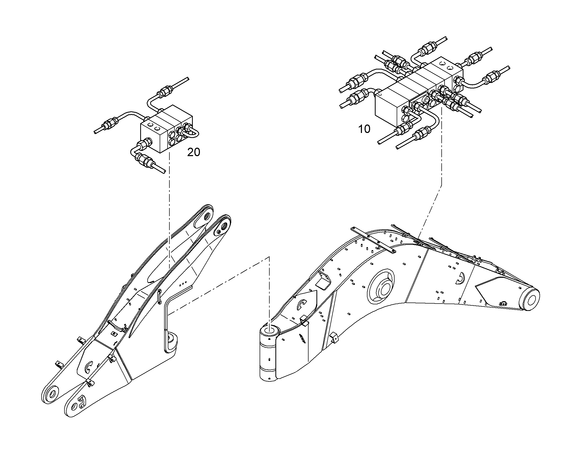 СМАЗОЧНЫЕ ЛИНИИ УСТАНОВКА 94057680 LIEBHERR