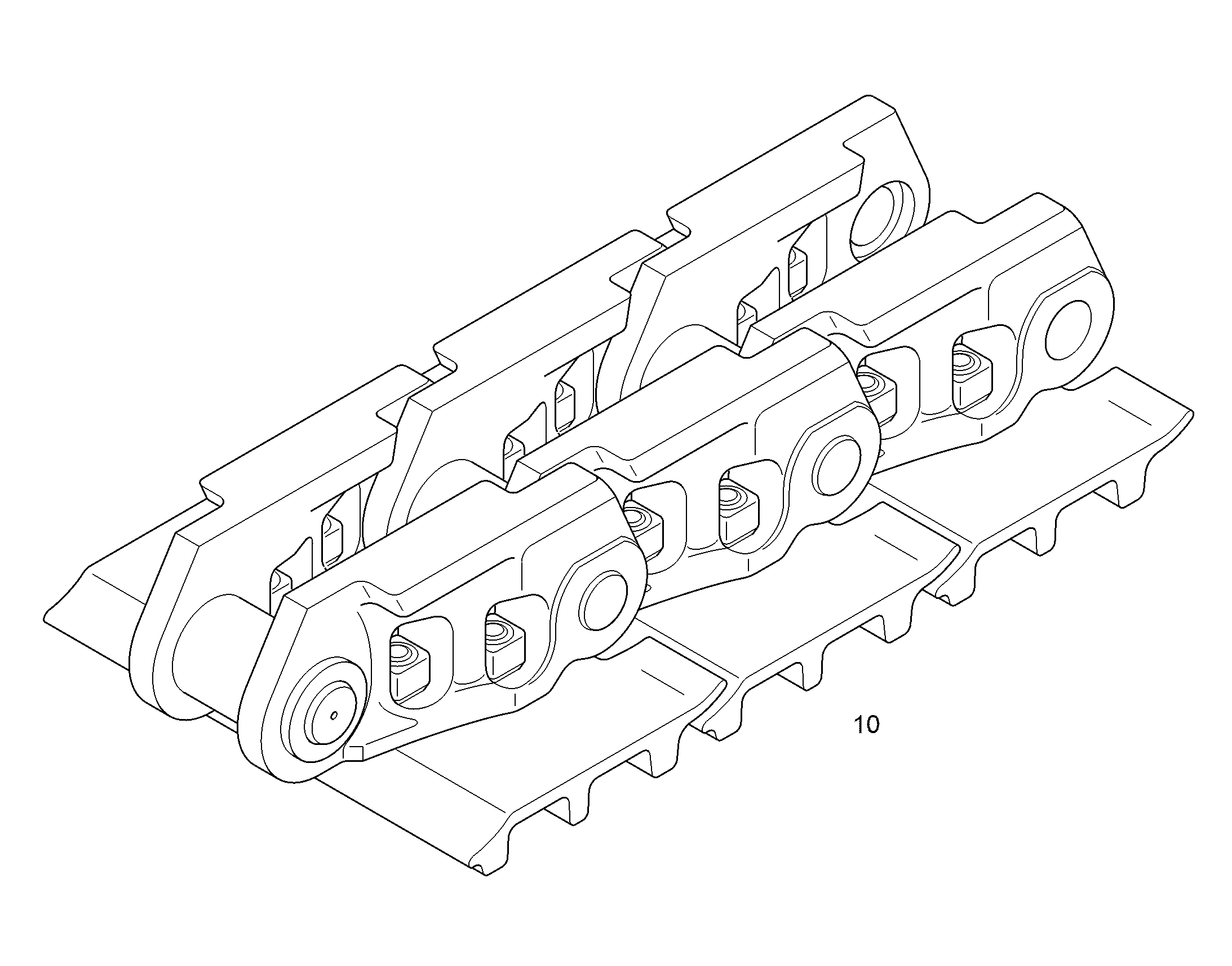 ГУСЕНИЧНАЯ ЦЕПЬ 600mm 11482008 LIEBHERR