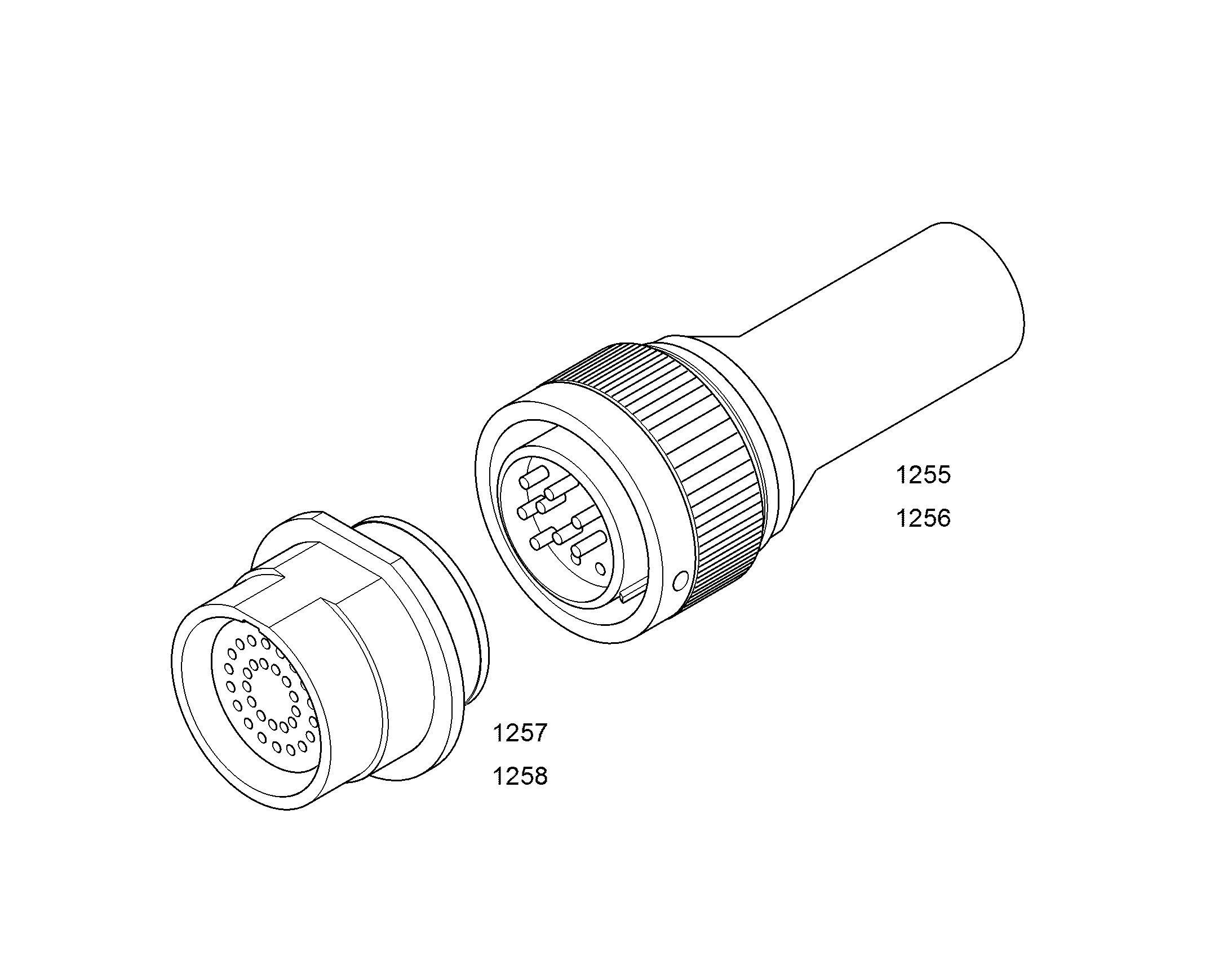 КОННЕКТОР HDP24-24-31SE 94011565 LIEBHERR