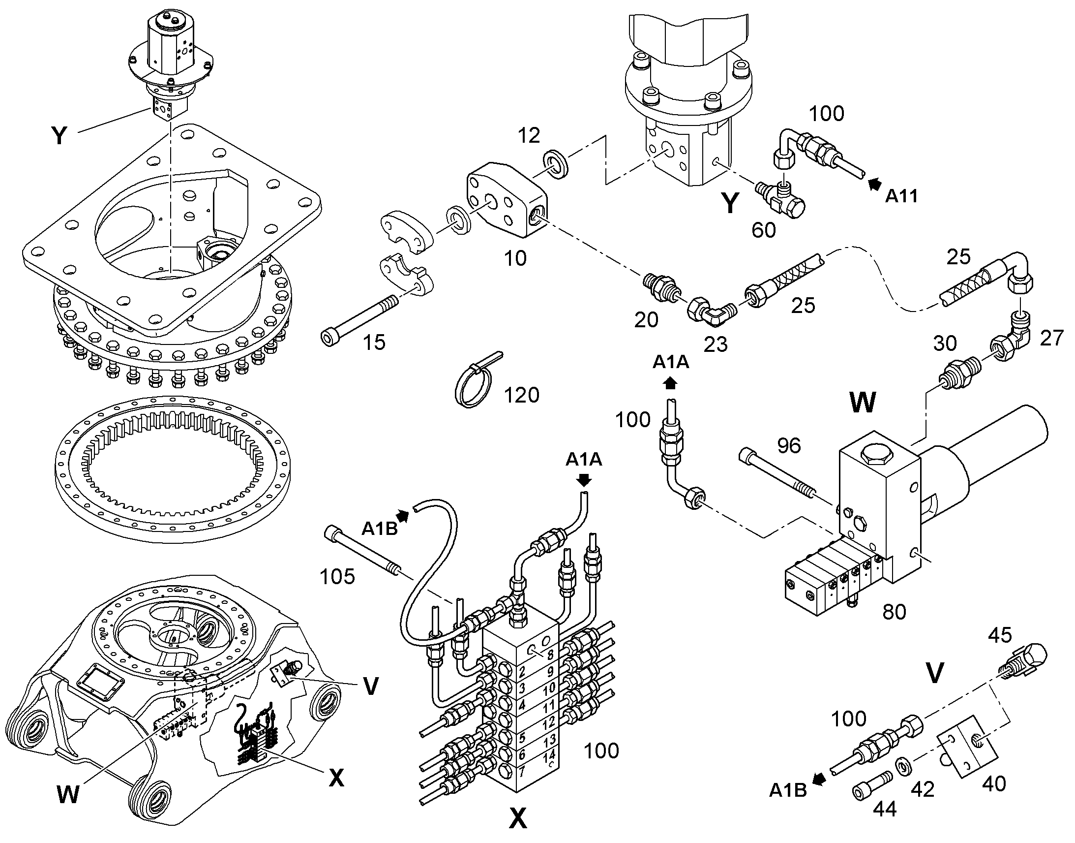 РАСПРЕДЕЛИТЕЛЬ MX-F 7/13 11482733 LIEBHERR