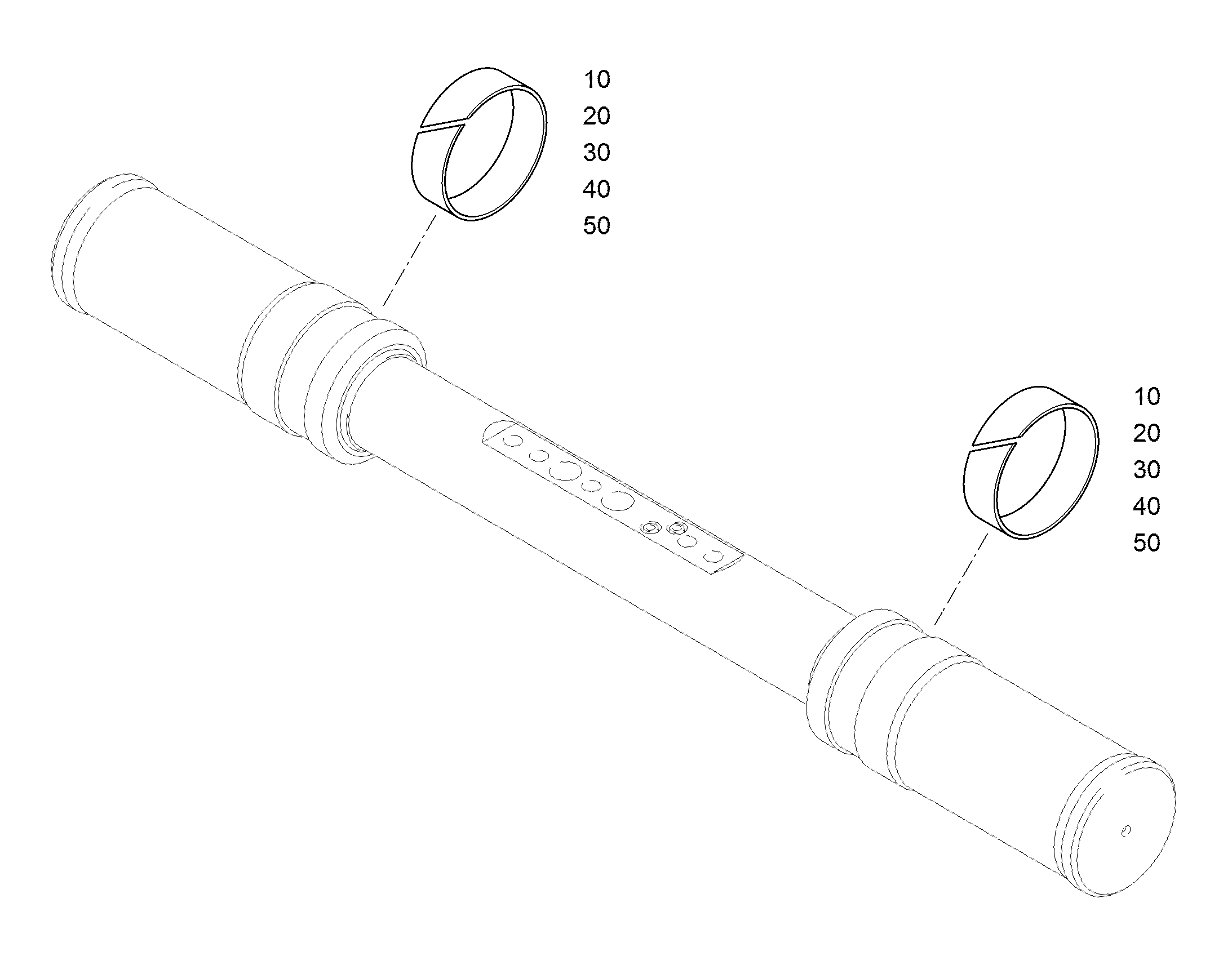 НАПРАВЛЯЮЩЕЕ КОЛЬЦО 125/134X40 94039342 LIEBHERR