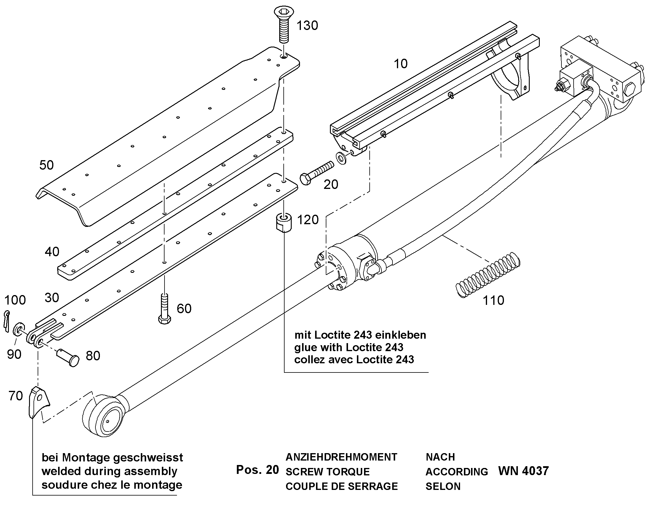 ЛИСТ НАПРАВЛЯЮЩИЙ 94026087 LIEBHERR