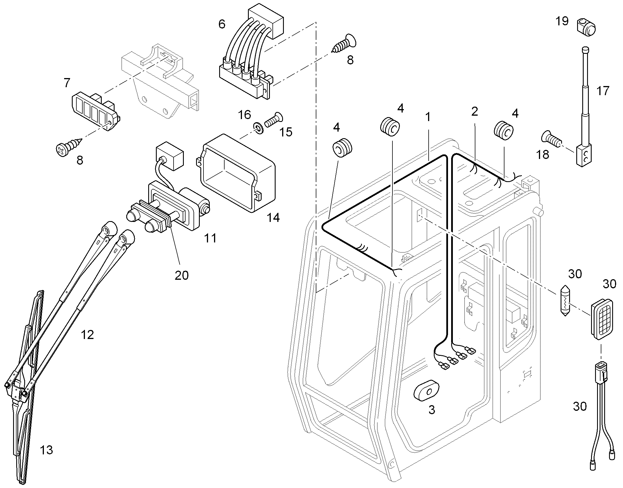 АНТЕННА 6001678 LIEBHERR